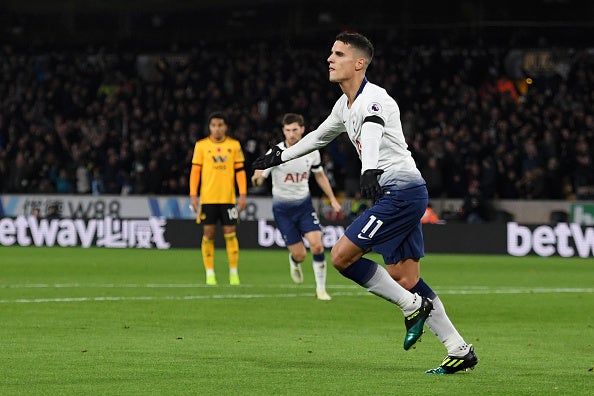 Erik Lamela scored his sixth goal of the season for Spurs