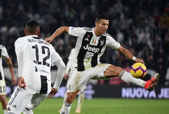 Cristiano Ronaldo assisted Juventus' third