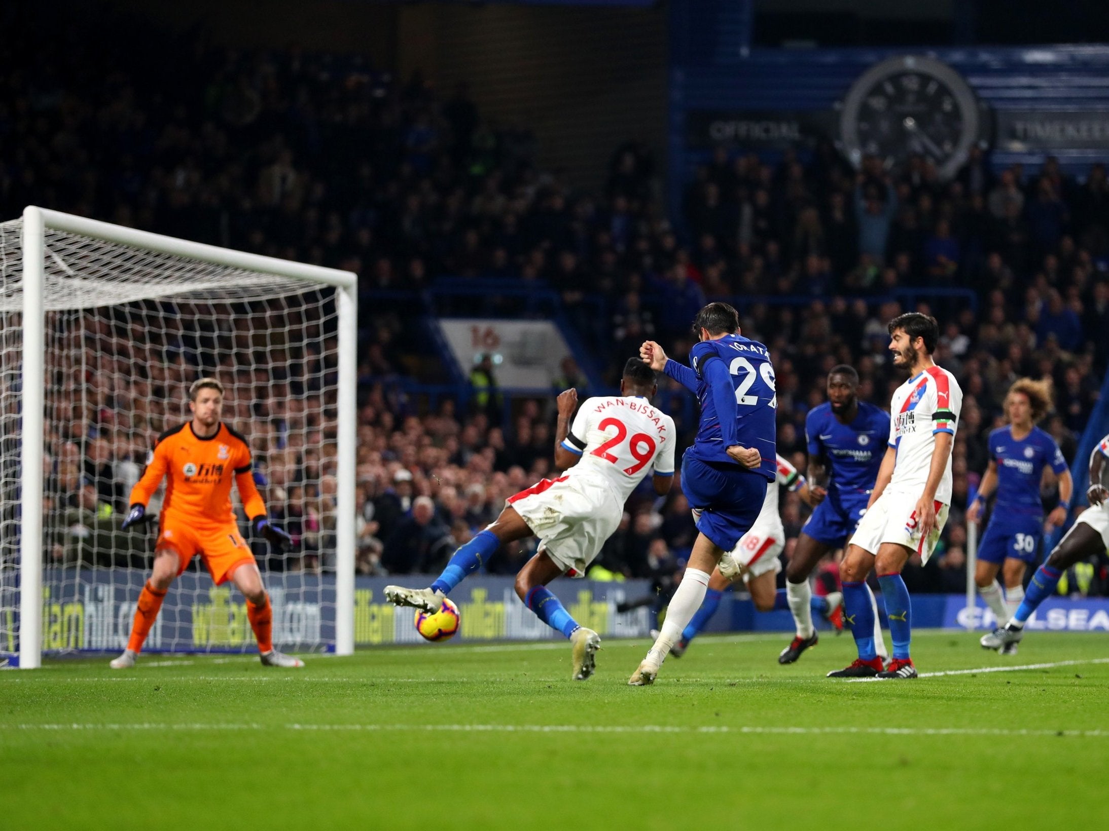 Alvaro Morata strikes home his second goal