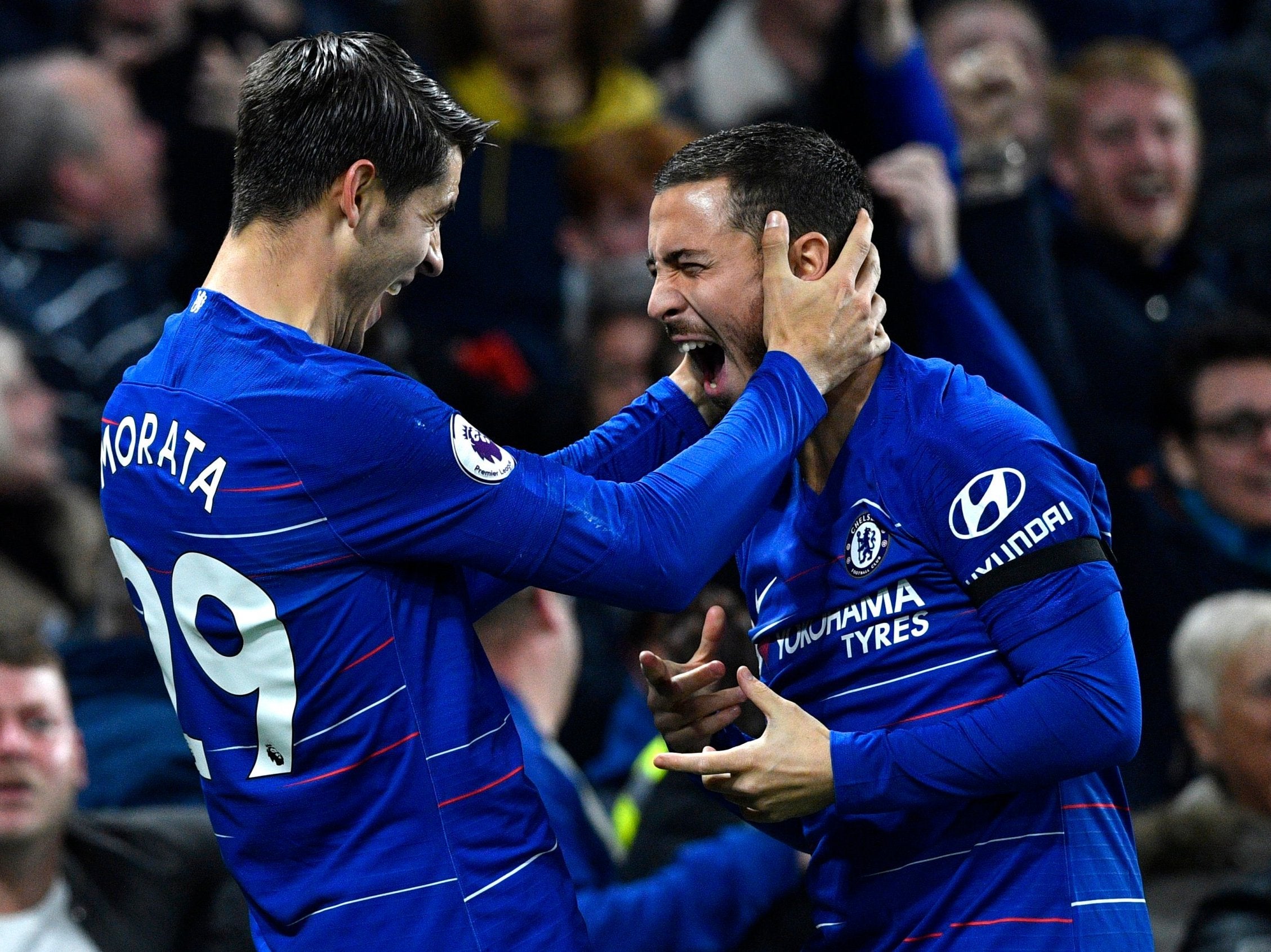 Eden Hazard will start against BATE Borisov but Alvaro Morata is being rested