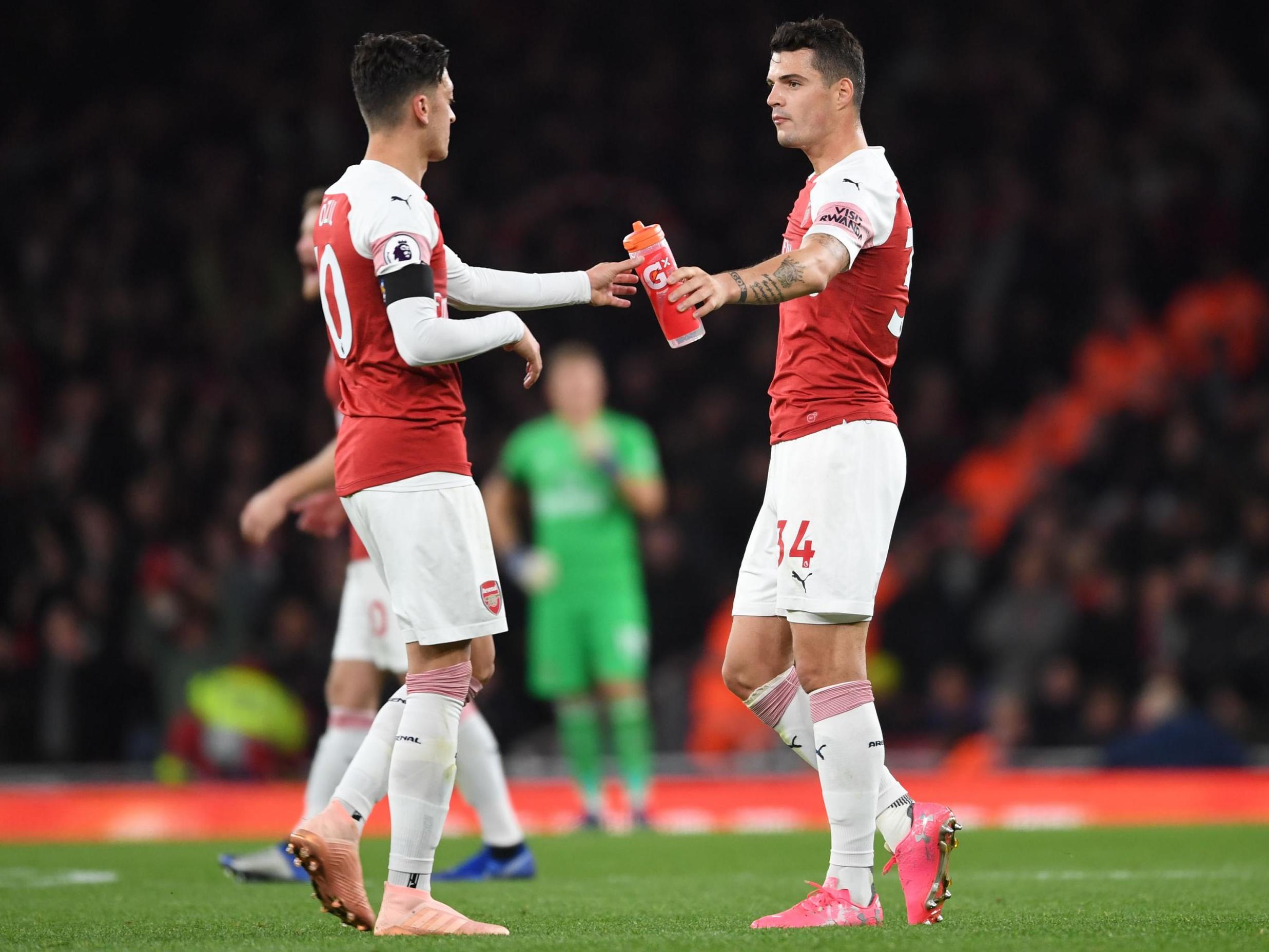 Granit Xhaka is enjoying his best form for Arsenal