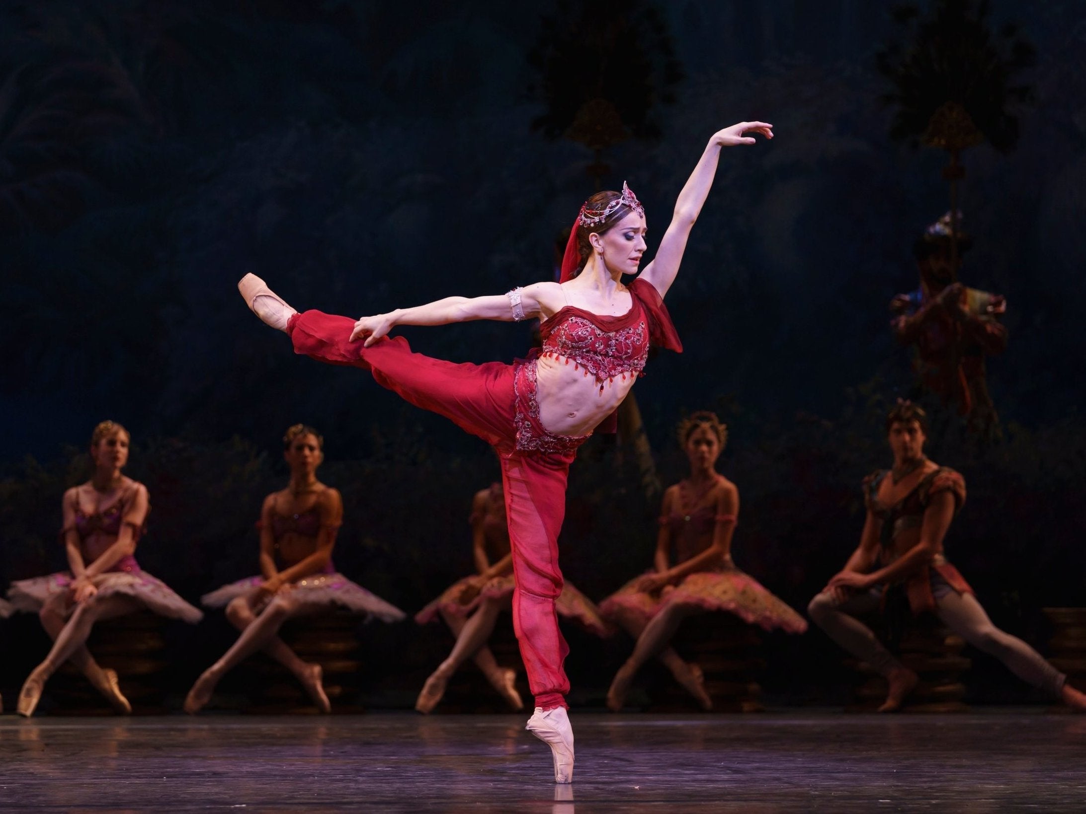 Marianela Nuñez as Nikiya in ‘La Bayadère’ at the Royal Opera House in 2018