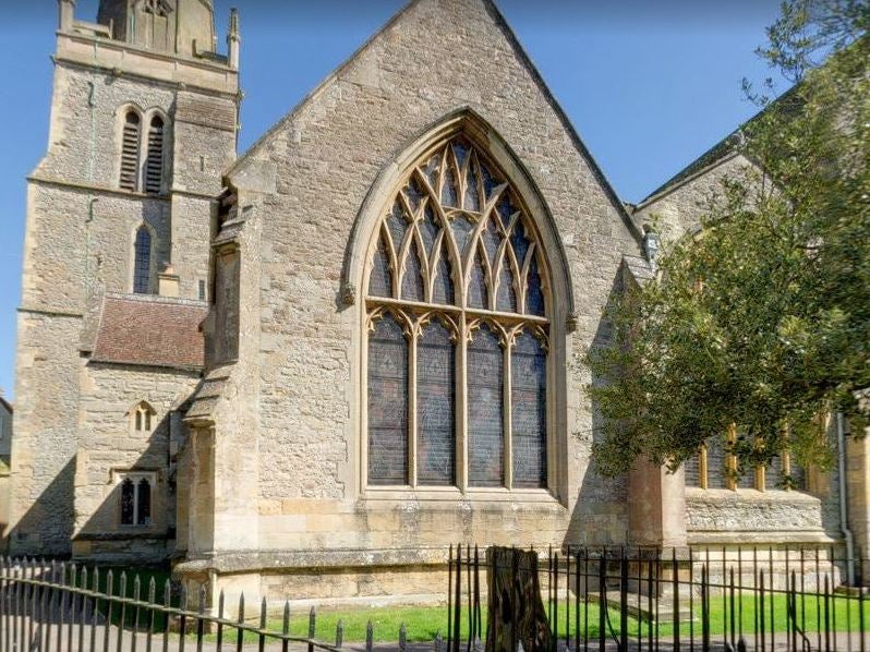 St Helen's Church in Abingdon, where the incident took place