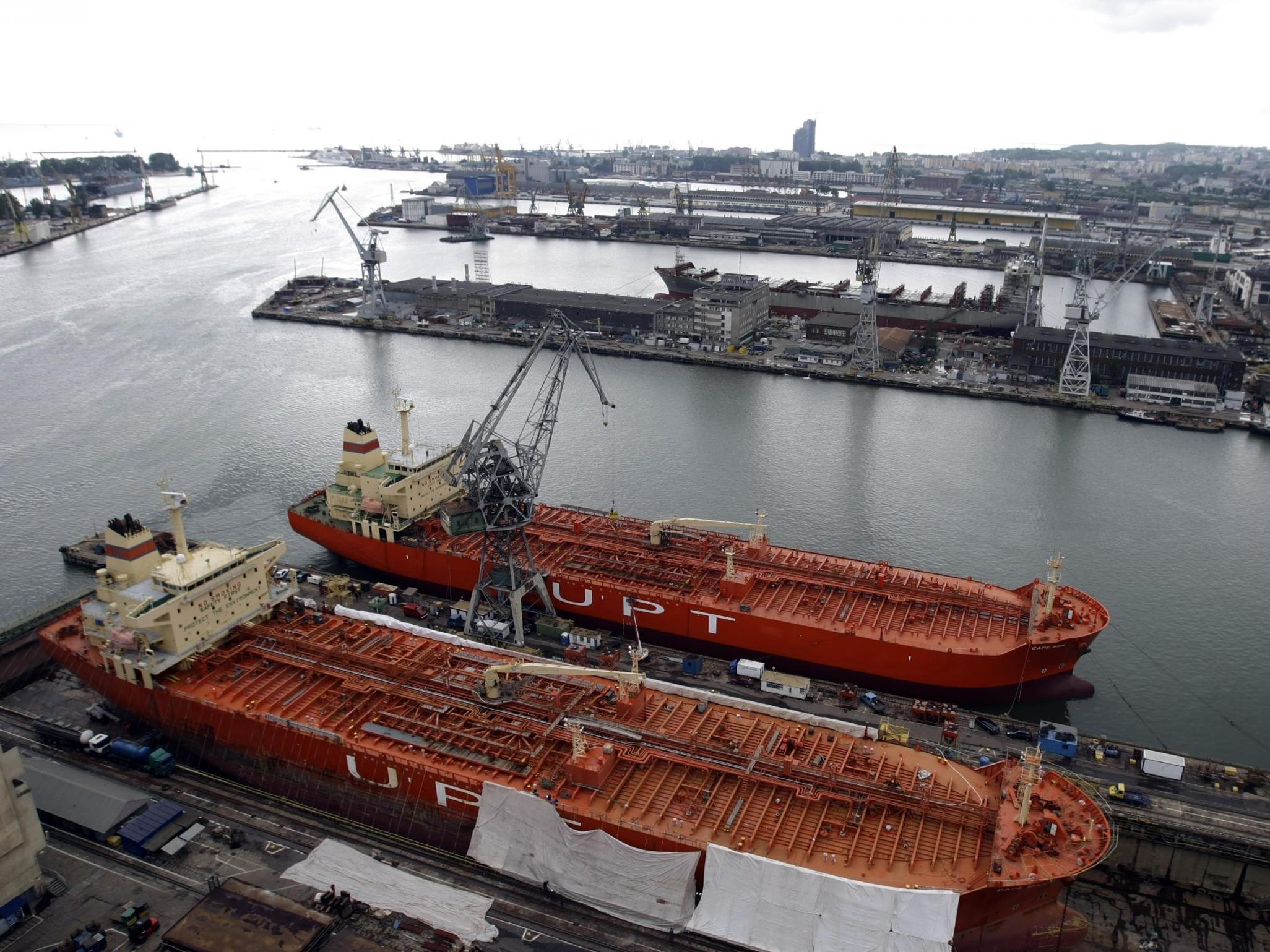 The labourer worked at the Gdynia shipbuilding site in Poland