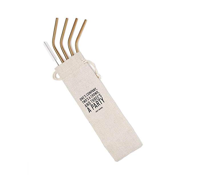 The list includes stainless-steel cocktail straws (Amazon)