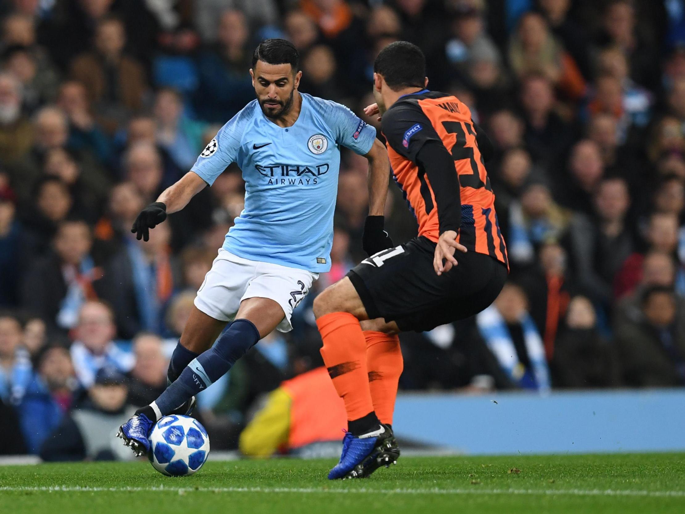 Riyad Mahrez has brought further competition to Guardiola’s squad