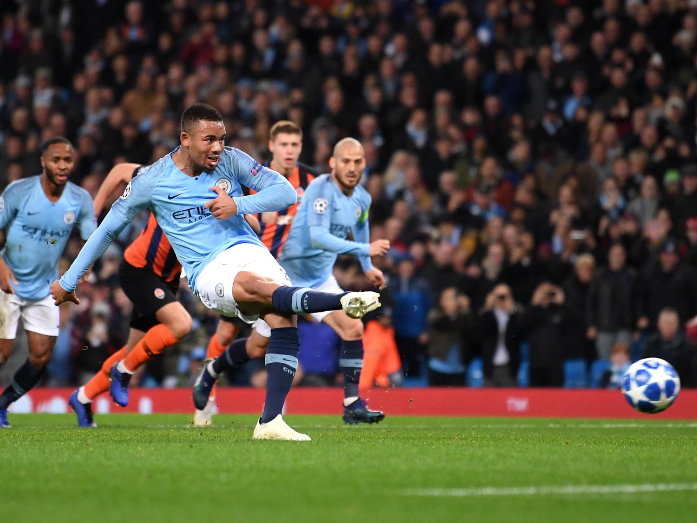 Gabriel Jesus converts from the spot