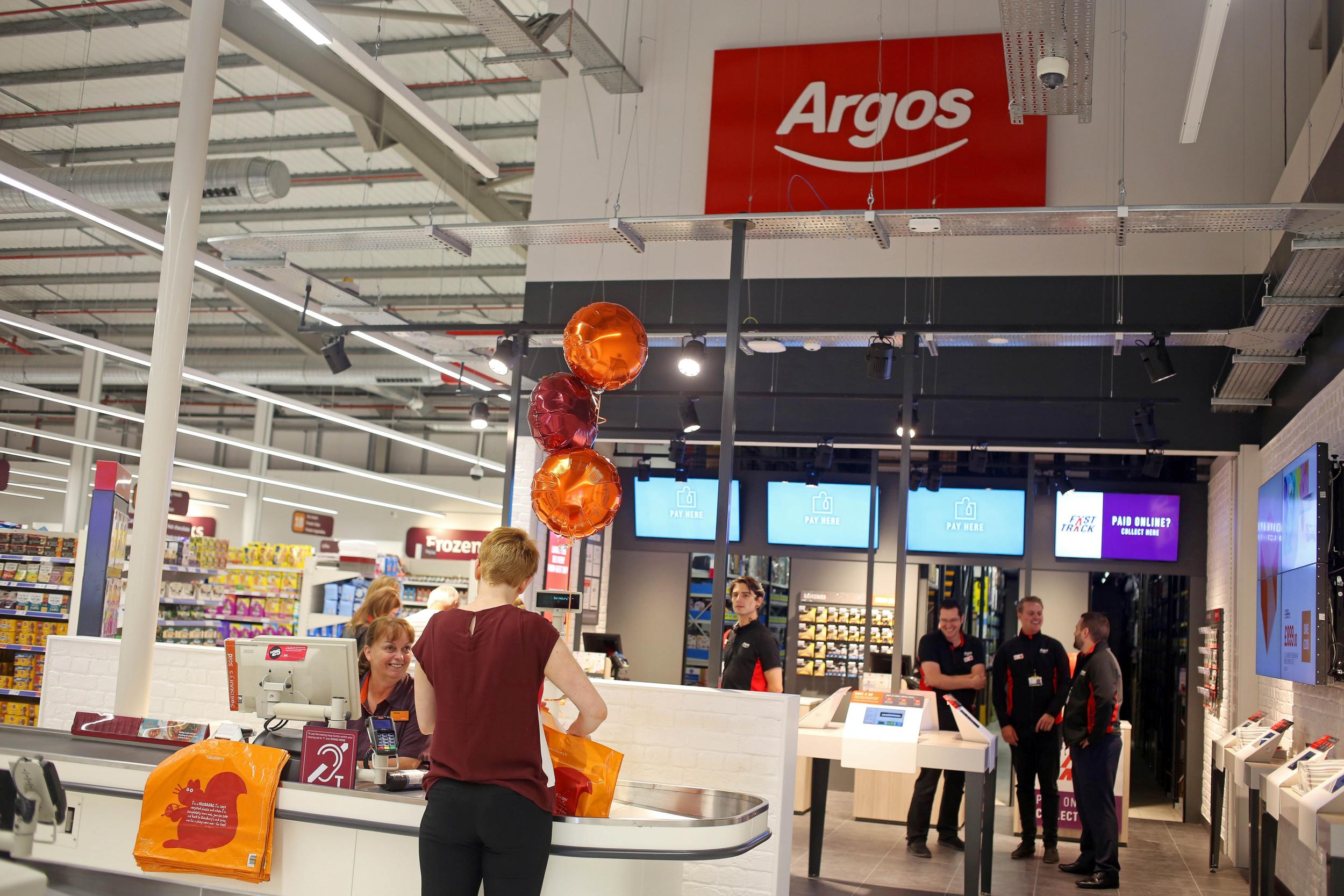 One of the Argos concessions Sainsbury's has been opening in its supermarkets