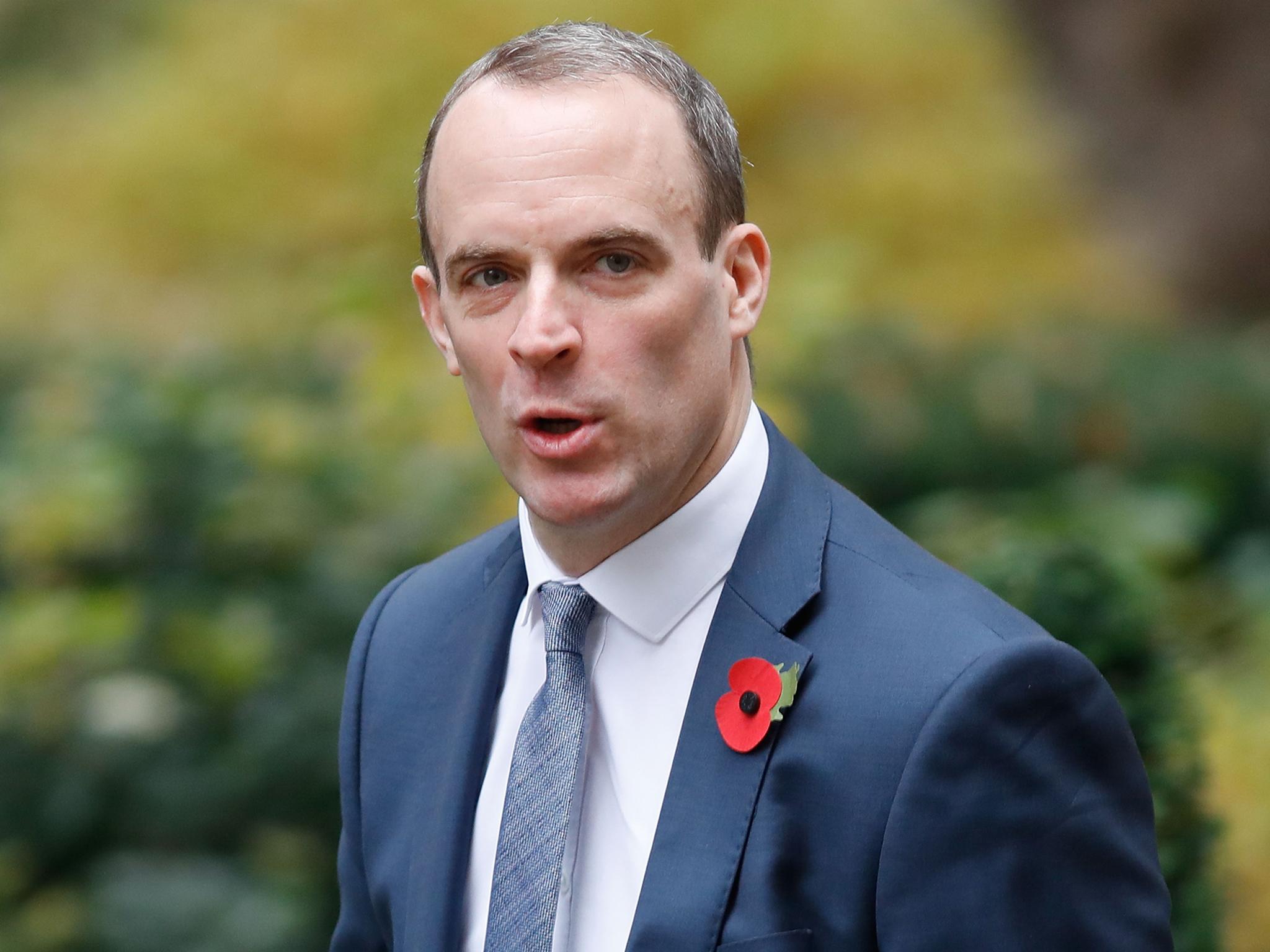 Former Brexit Secretary Dominic Raab