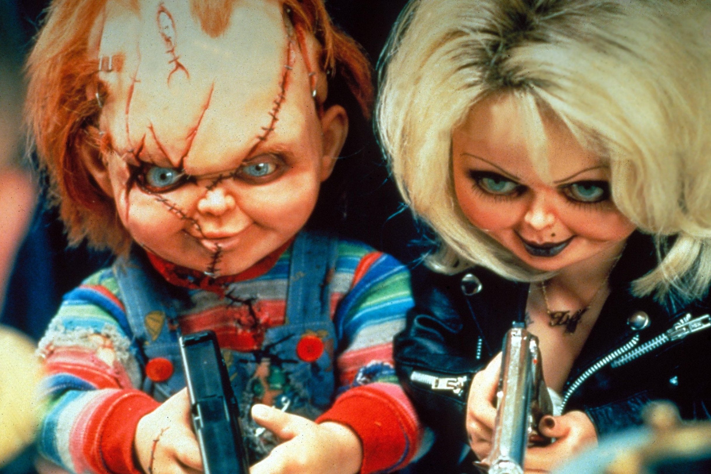 Chucky and Tiffany are armed and dangerous in ‘Bride of Chucky‘ (Rex)