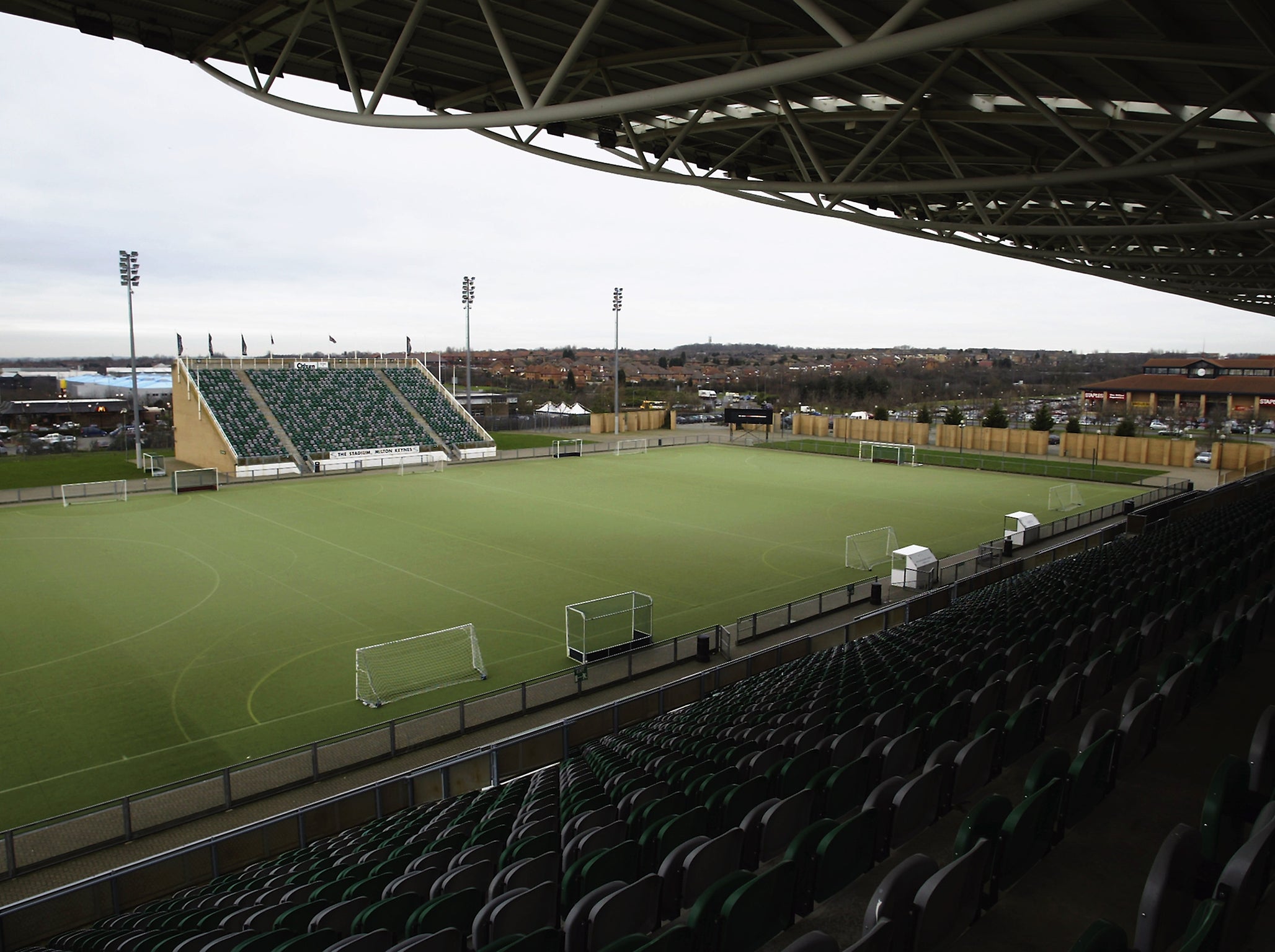 The National Hockey Stadium, where Houghton's England career began