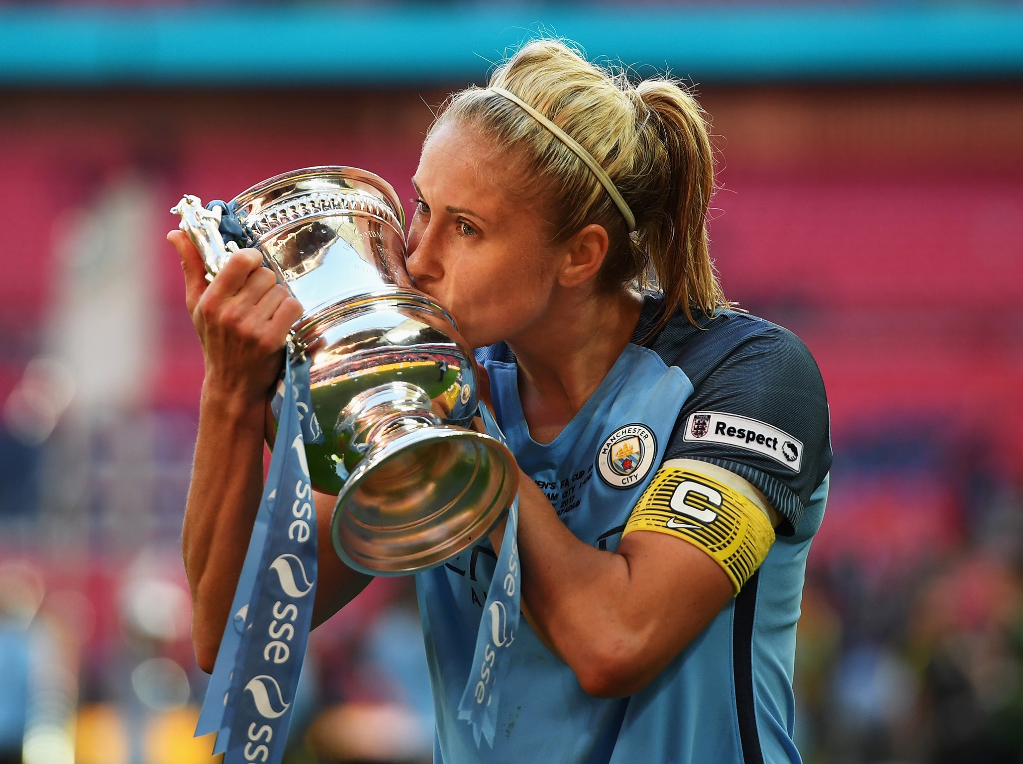 She has since excelled at Manchester City