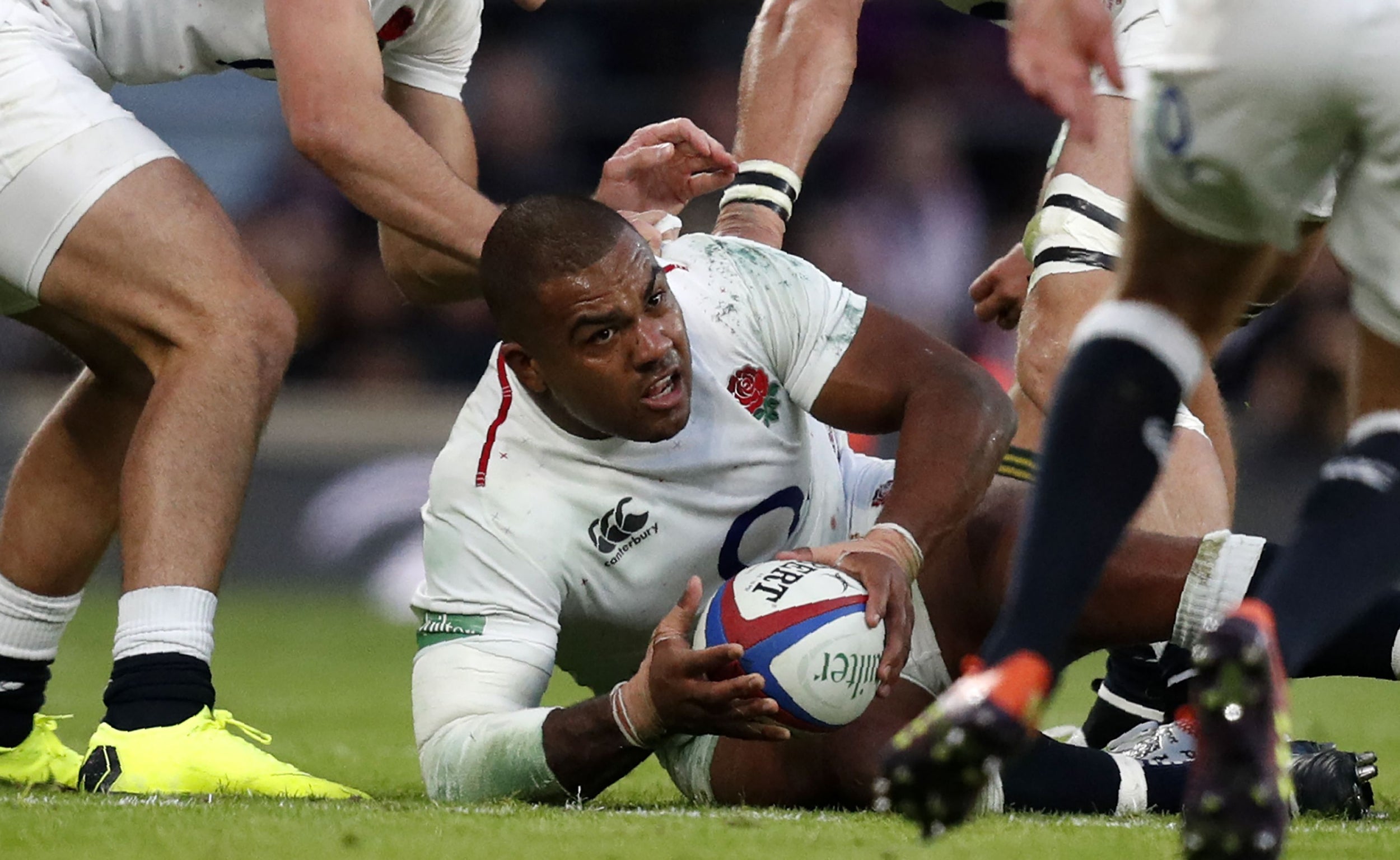 Another bone-crunching tackle, this week on Goodhue, set the tone for the defence although he was guilty of another first-half scrum infringement. Got sucked into the ‘big-player’ knack of seeing a smaller man and running at him, as Barrett impressively halted his barrelling run.