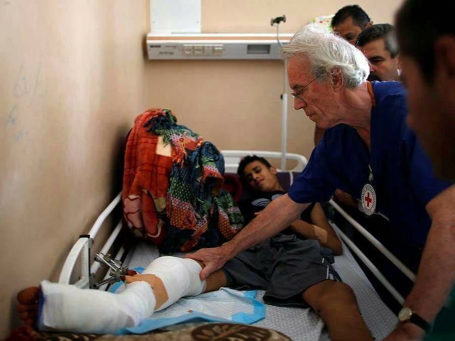 British surgeon John Wolfe, who volunteers in Gaza