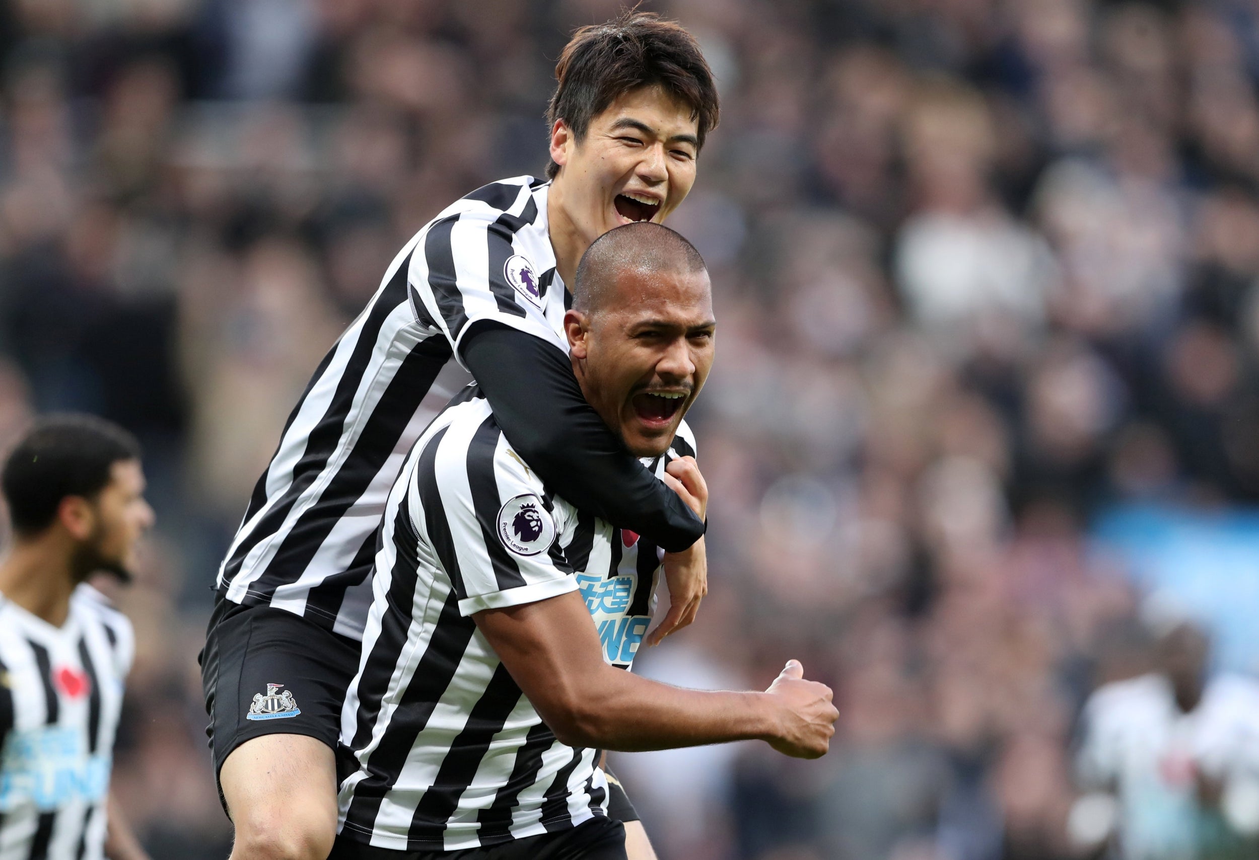 Salomon Rondon celebrates scoring for Newcastle (Reuters)