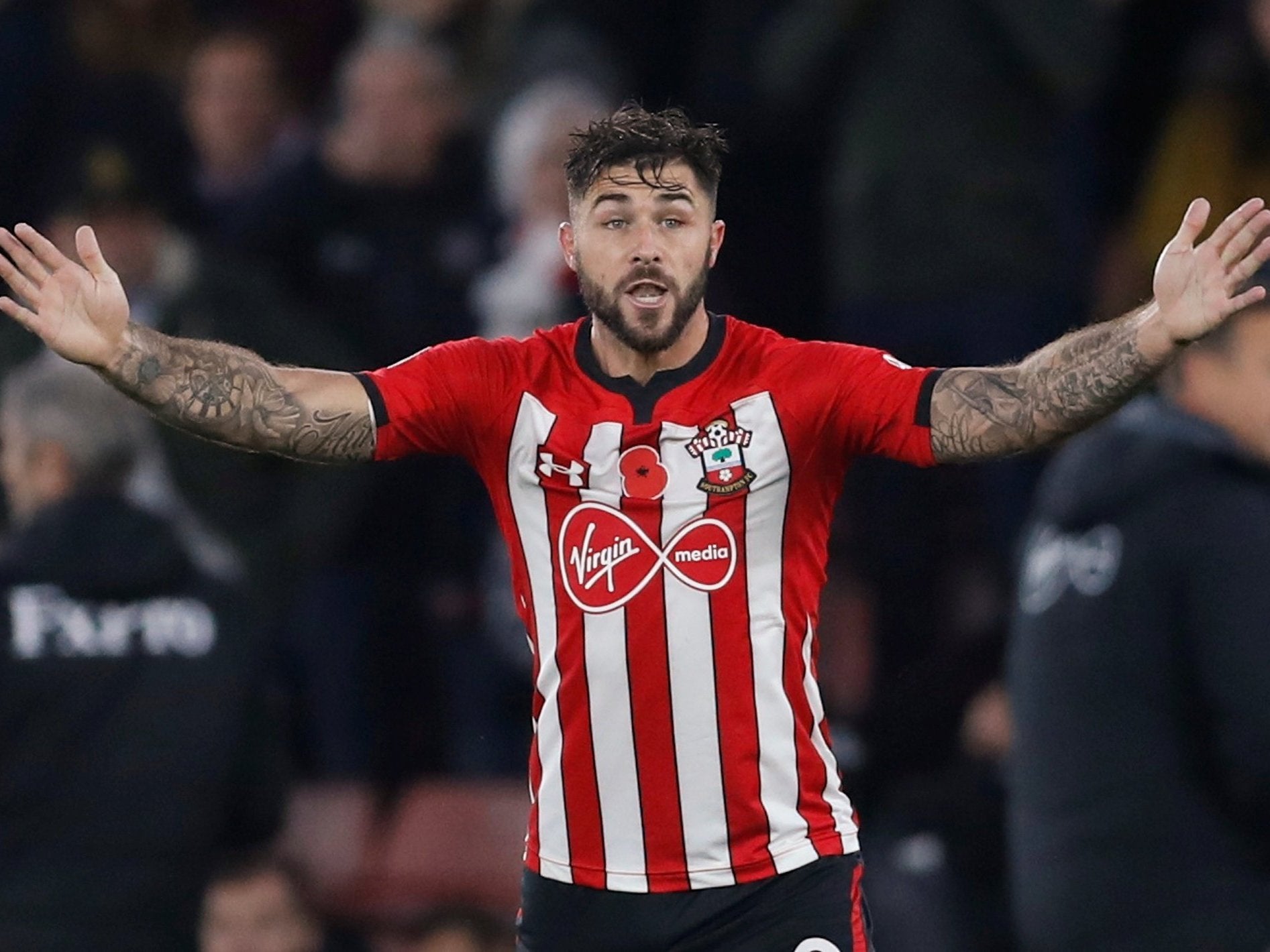 Charlie Austin was critical of the referee's performance