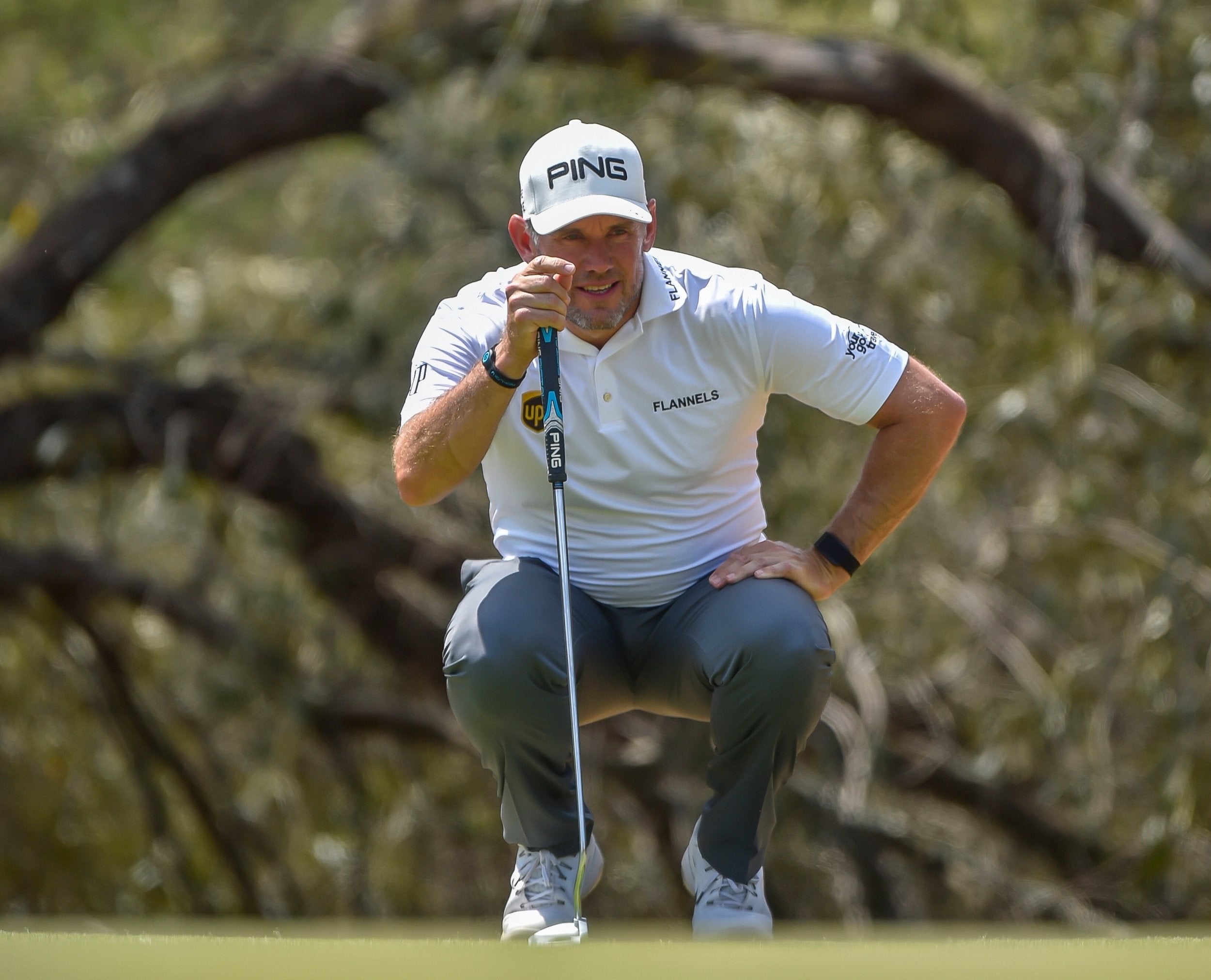 Lee Westwood is an unlikely contender sitting just three shots behind Garcia