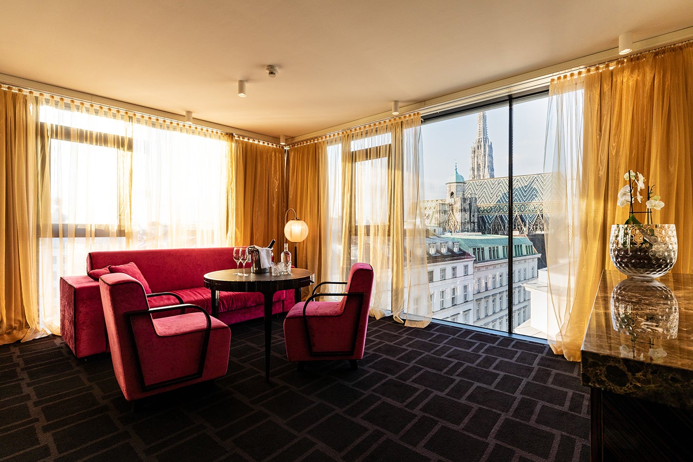 The Hotel Lamée offers glamour - and great views