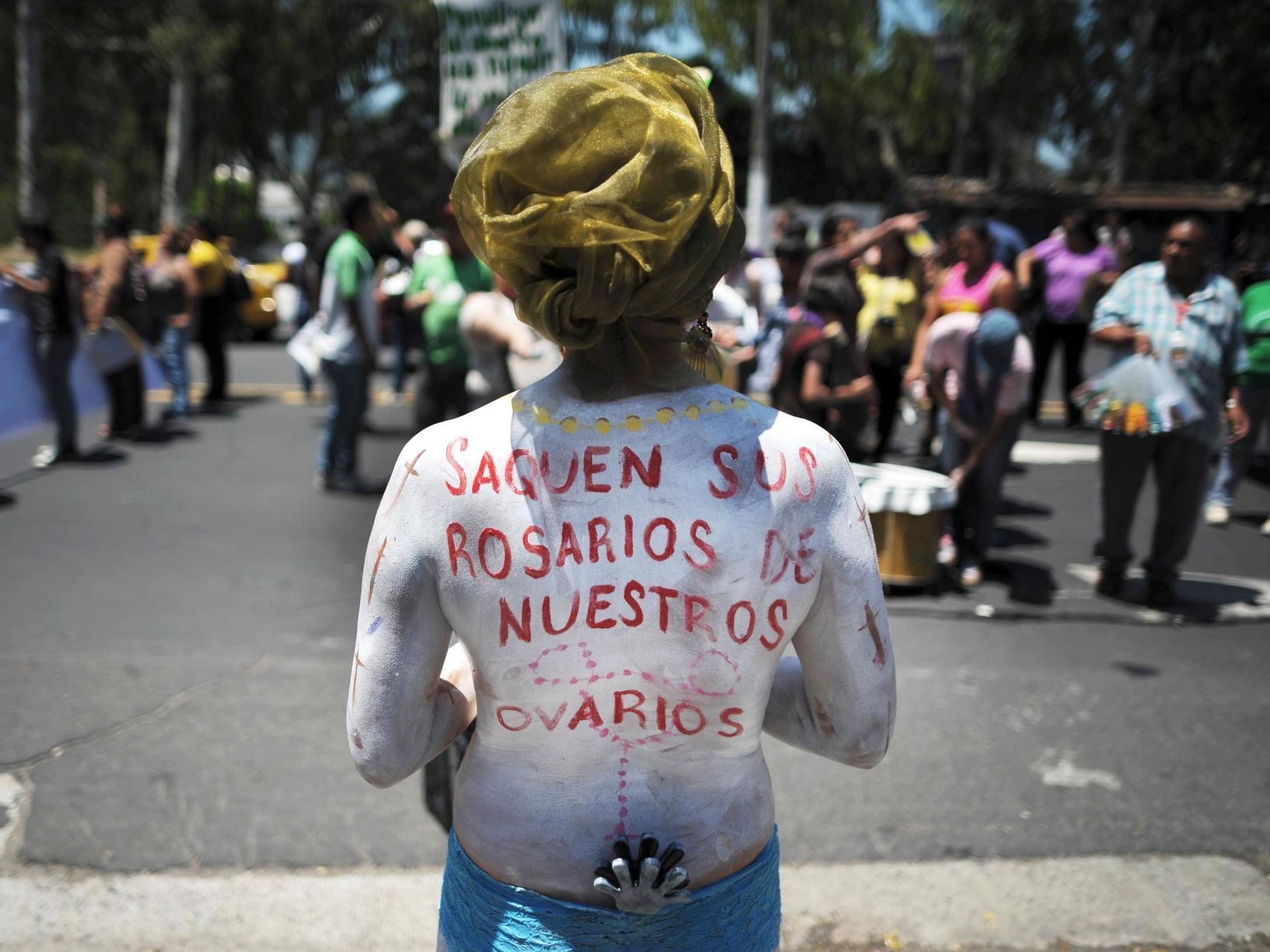 Women campaign for abortion rights in El Salvador