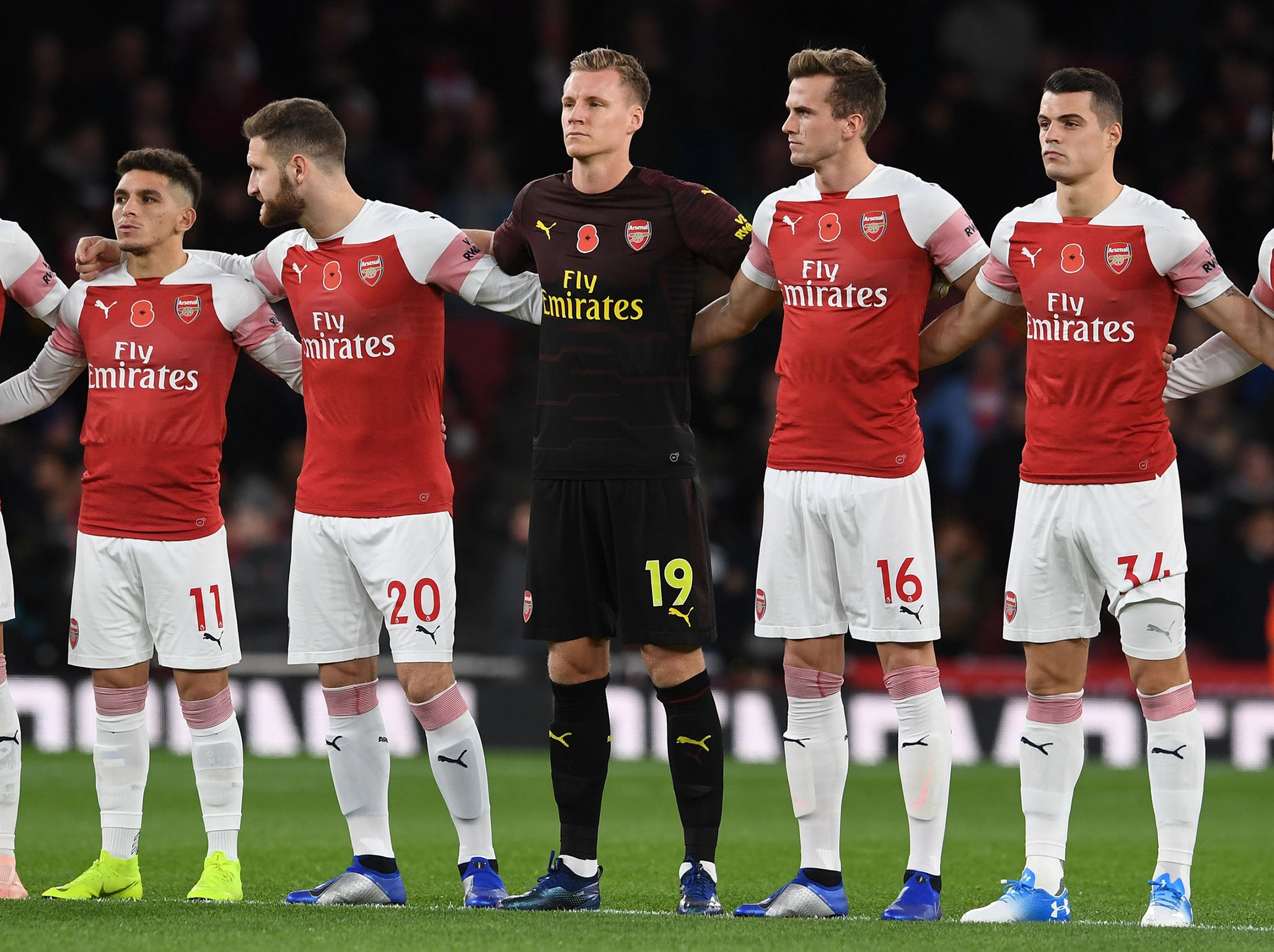 Bernd Leno was superb in the draw with Wolves (Arsenal FC via Getty)