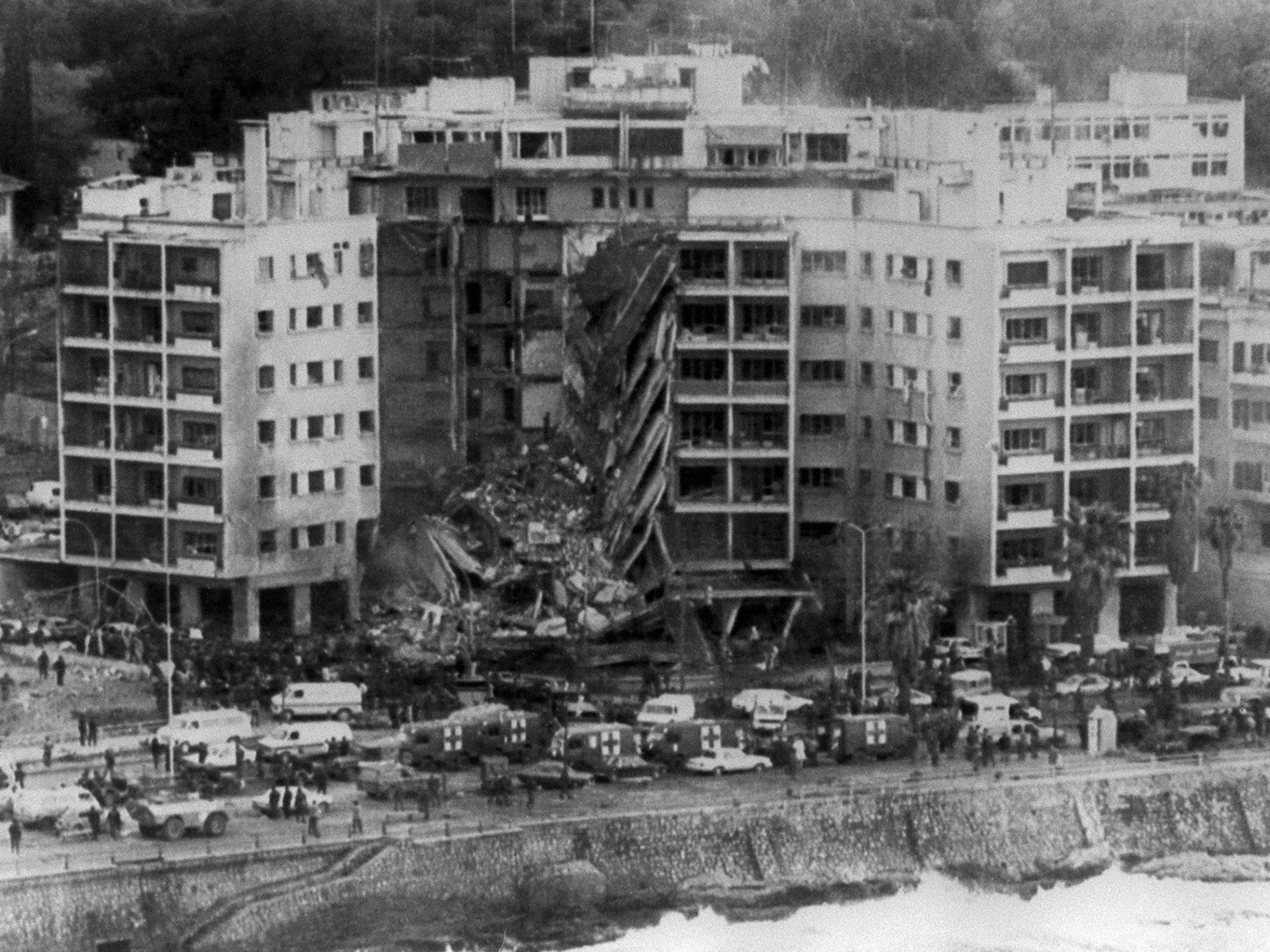 The bombing of the US embassy in Beirut in 1983