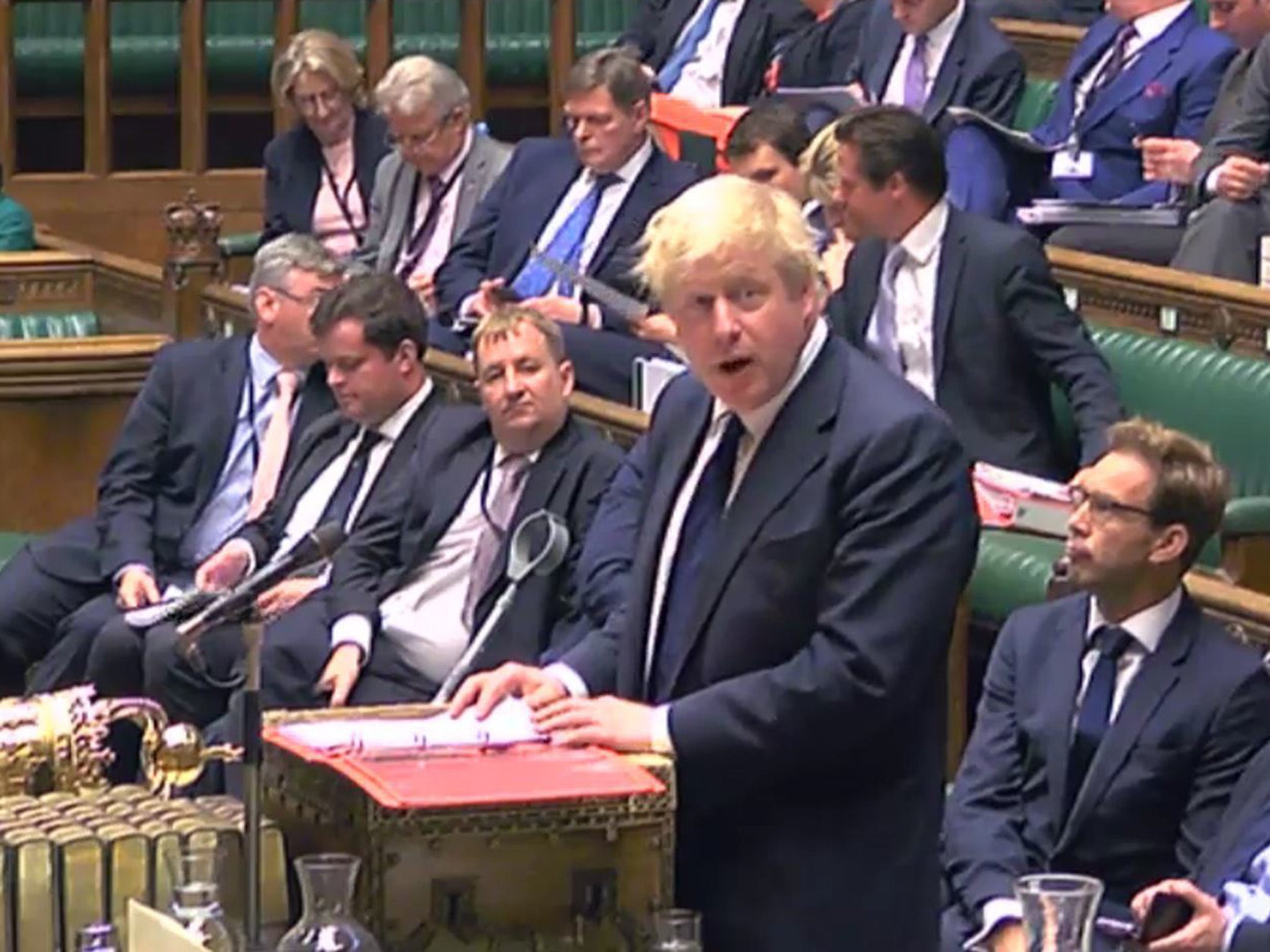 An alternative Prime Minister Johnson leads the “In” campaign