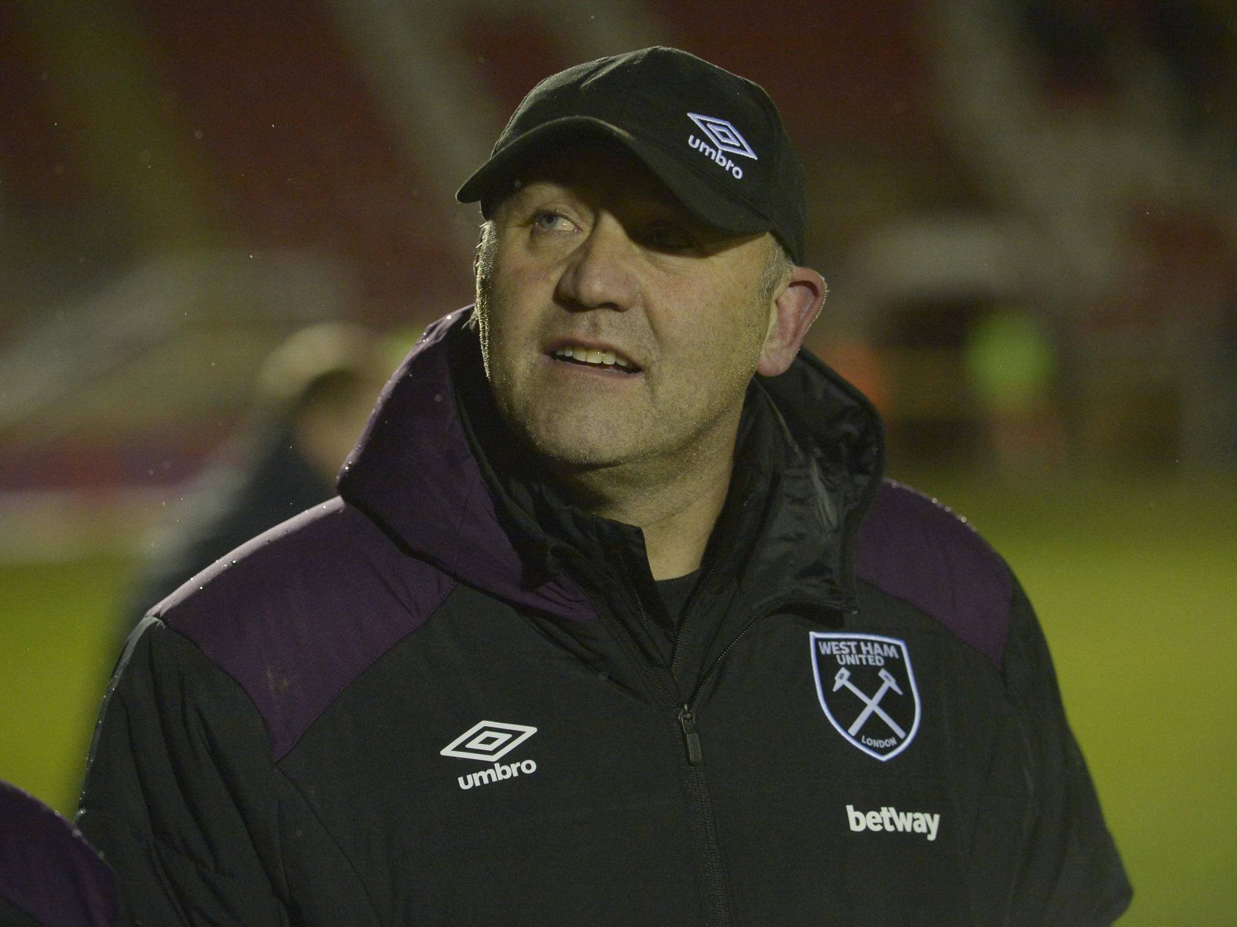 West Ham academy coach Mark Phillips