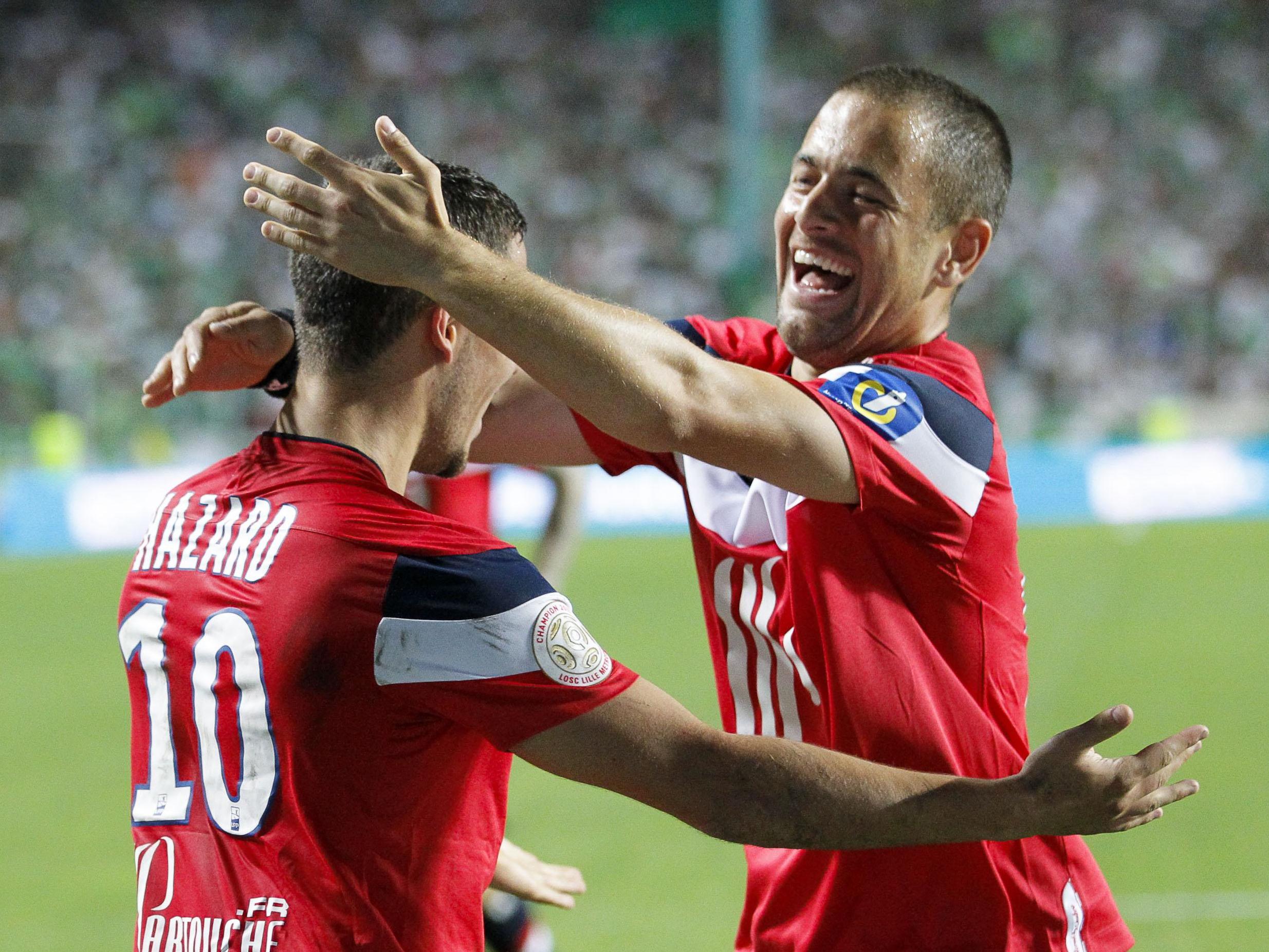 Cole played with Hazard during the Belgian's final season at Lille