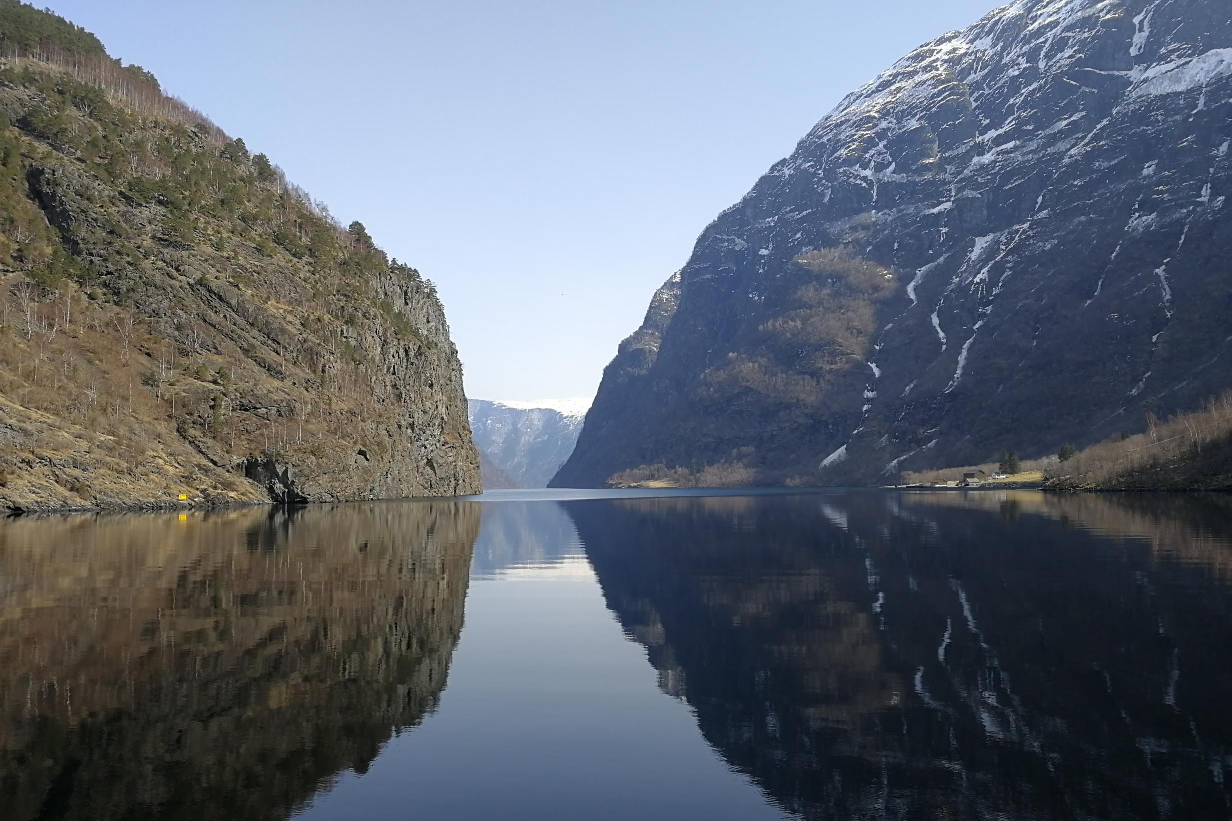 Naeroyfjord makes for an unbeatable transfer