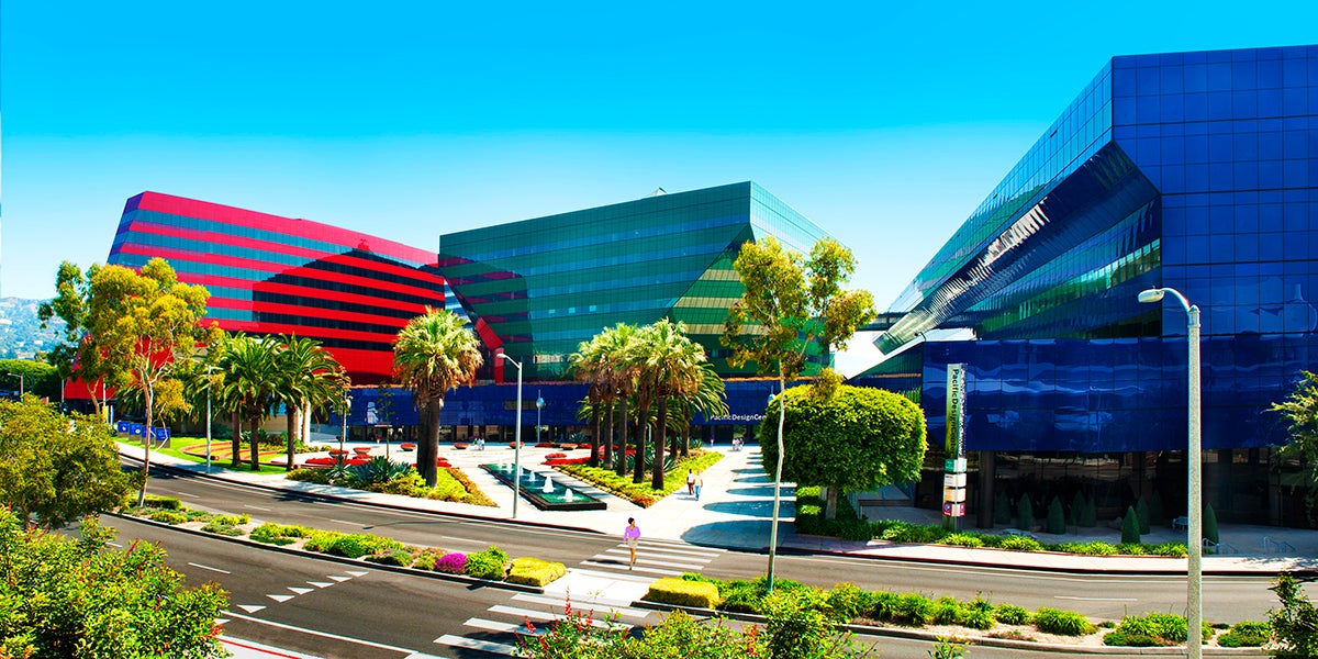 The Pacific Design Centre is at the heart of the district