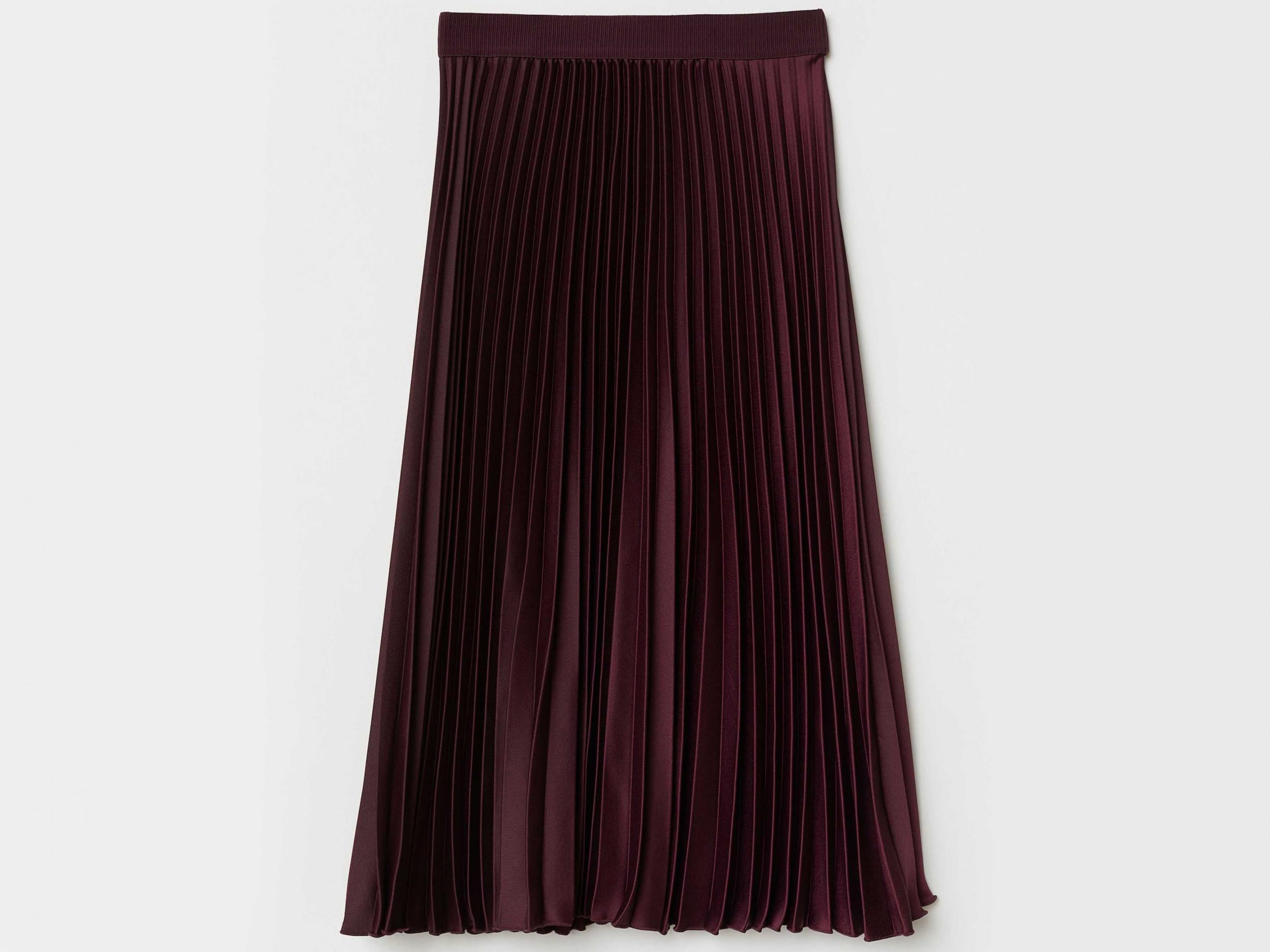 Pleated skirt, £29.99, H&amp;M