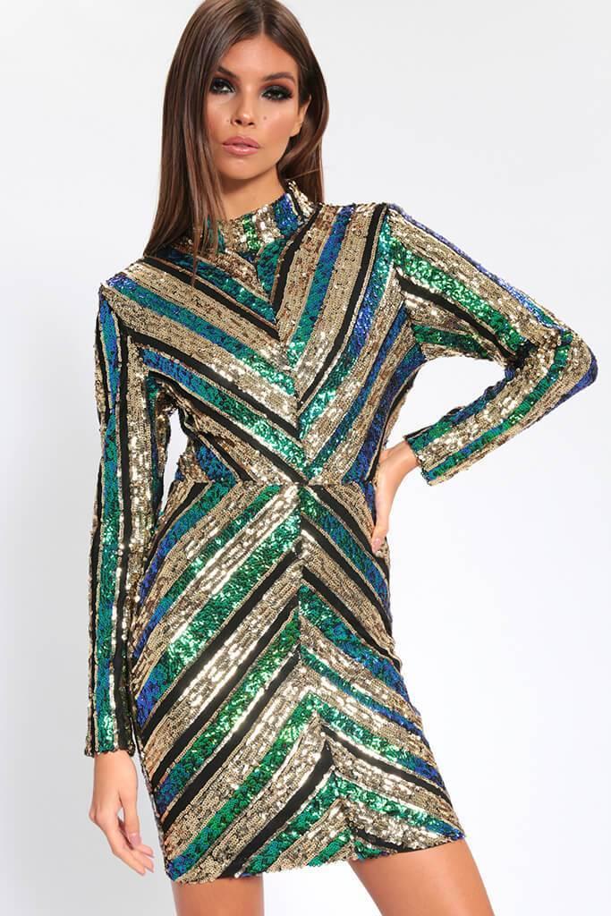 £24, <a href="https://www.isawitfirst.com/collections/sequin-queen/products/chevron-sequin-bodycon-dress-multi-jl31349" target="_blank" class="body-gallery" data-vars-item-name="GL-8633031-https://www.isawitfirst.com/collections/sequin-queen/products/chevron-sequin-bodycon-dress-multi-jl31349" data-vars-event-id="c6">I Saw it First</a>