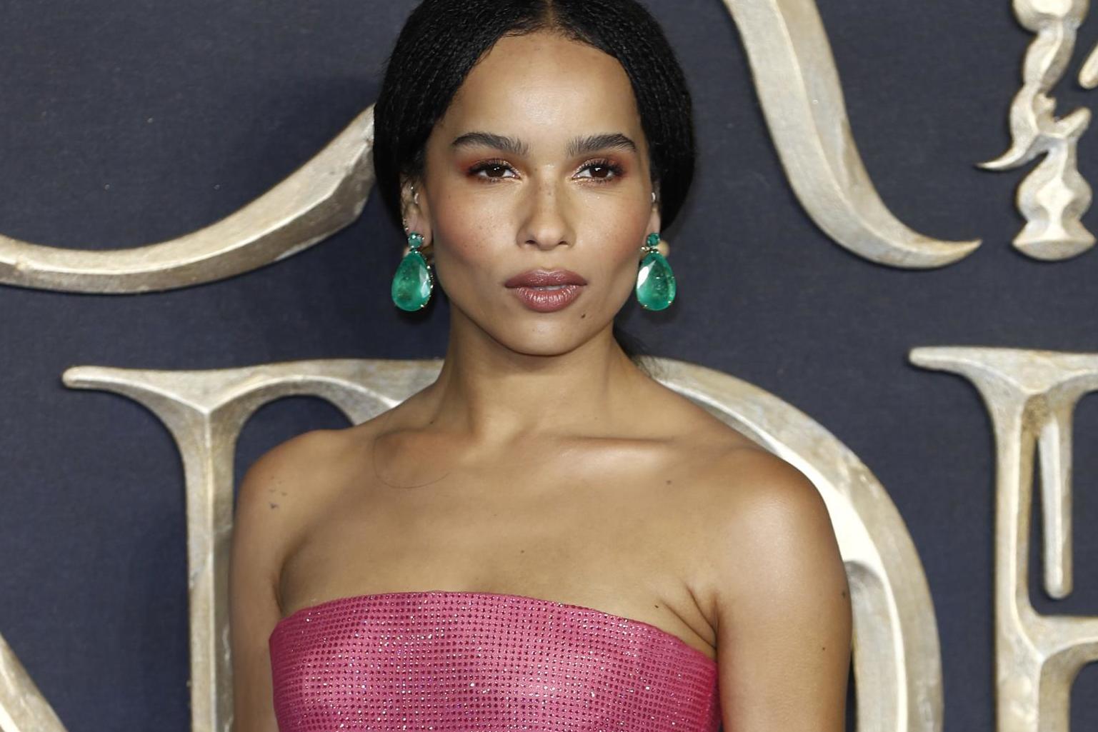 Zoë Kravitz attends the UK Premiere of "Fantastic Beasts: The Crimes Of Grindelwald" at Cineworld Leicester Square on 13 November, 2018 in London, England.