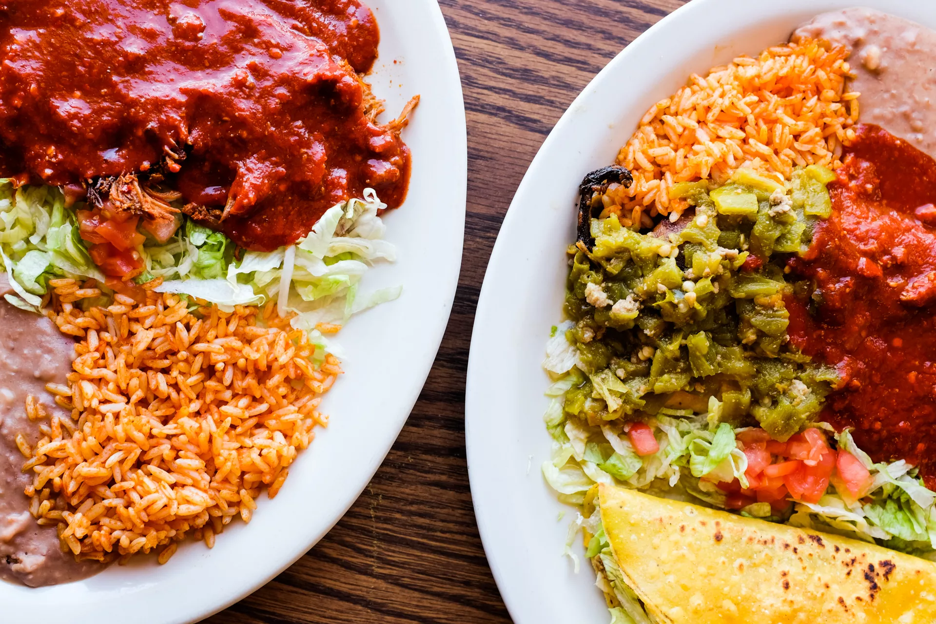 Carne adovada and enchiladas (Mary &amp; Tito's Cafe / Eater)