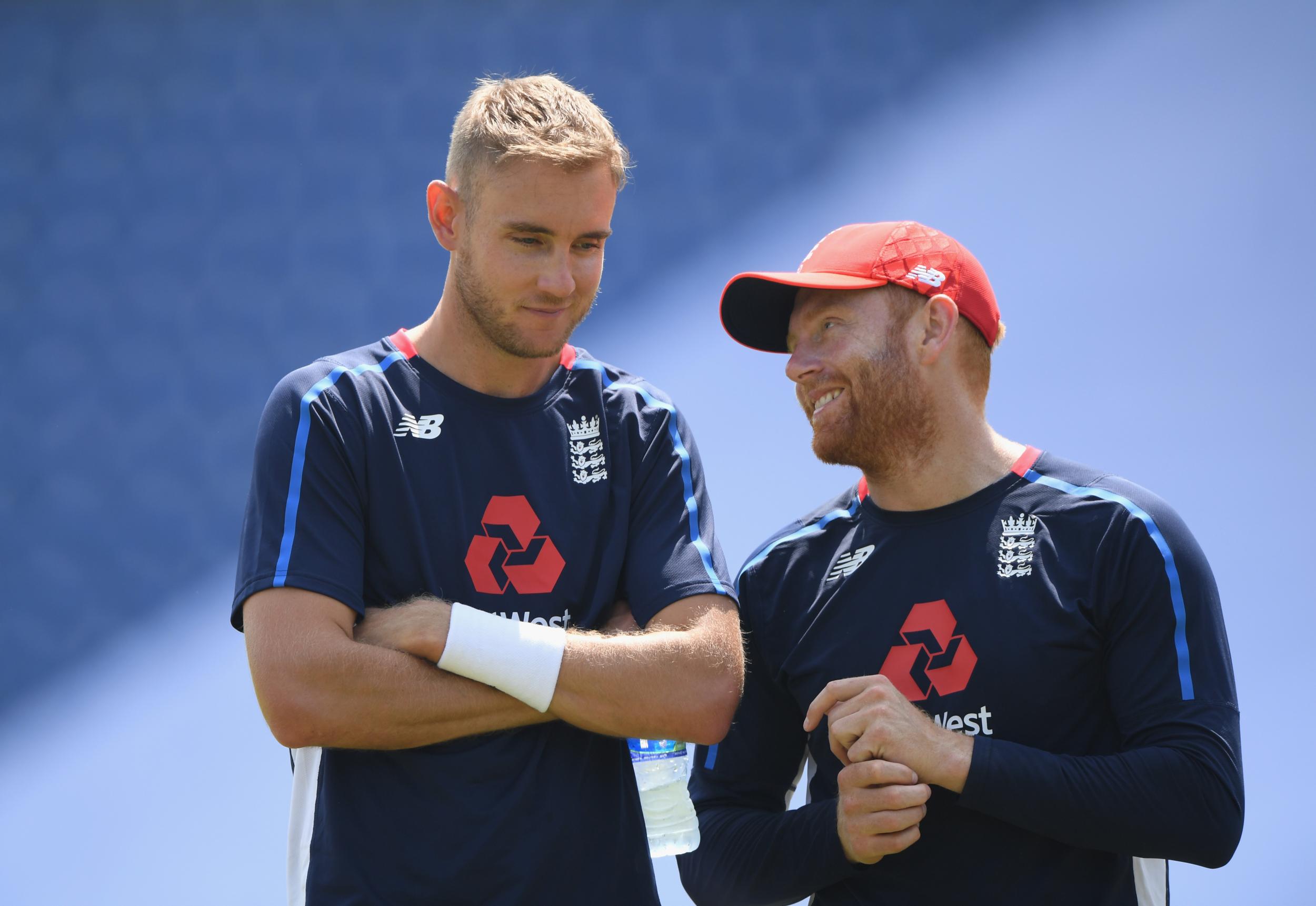 Stuart Broad and Jonny Bairstow have been forced to watch from the sidelines