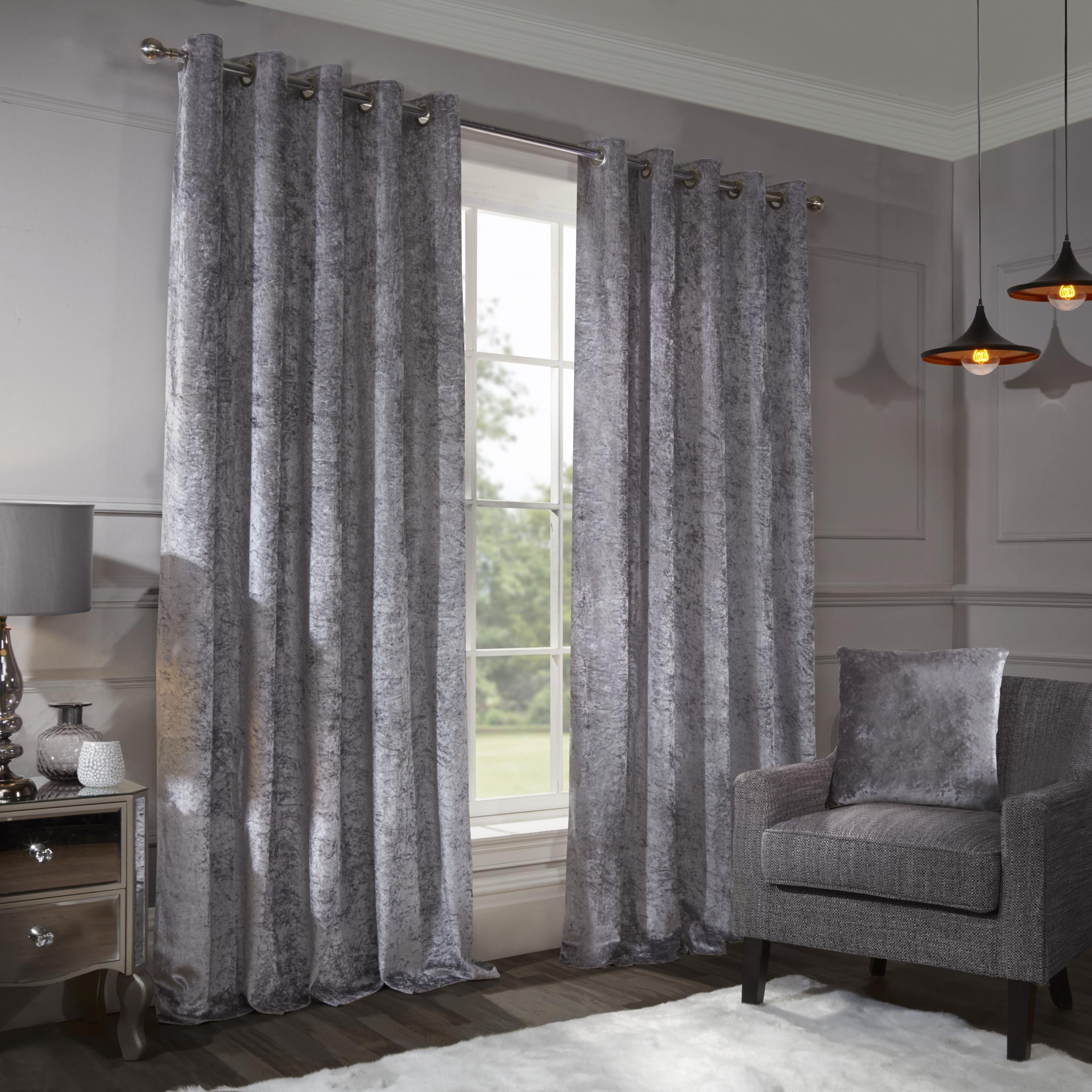 Allure silver curtains