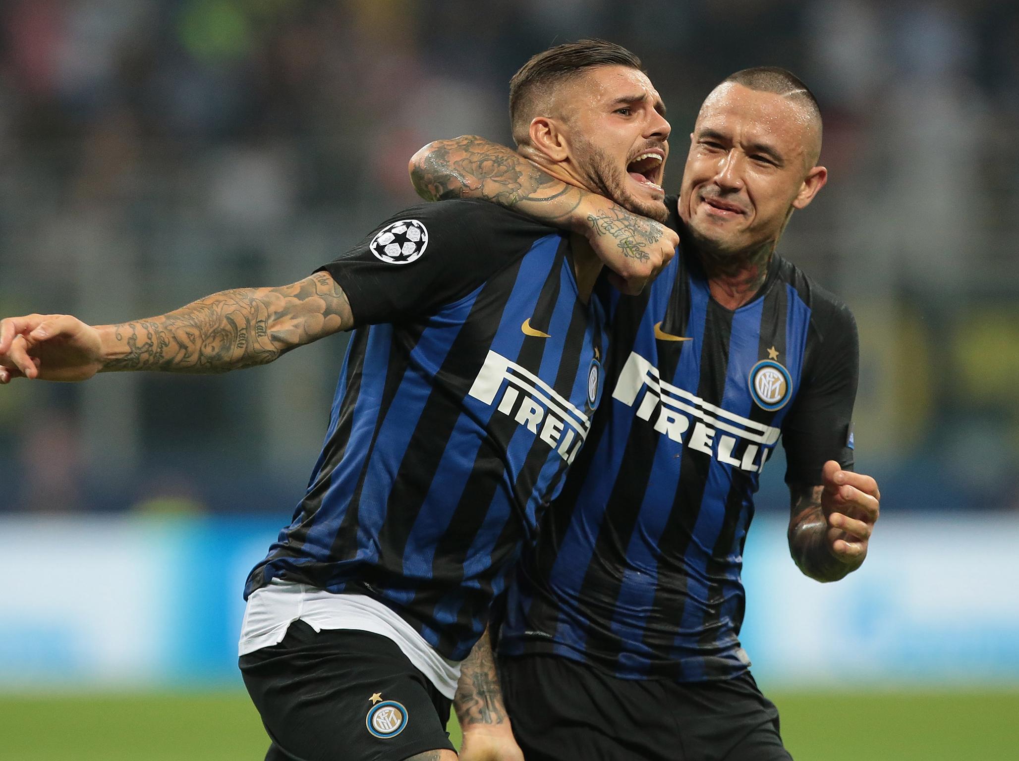 Icardi has a mixed relationship with Inter fans