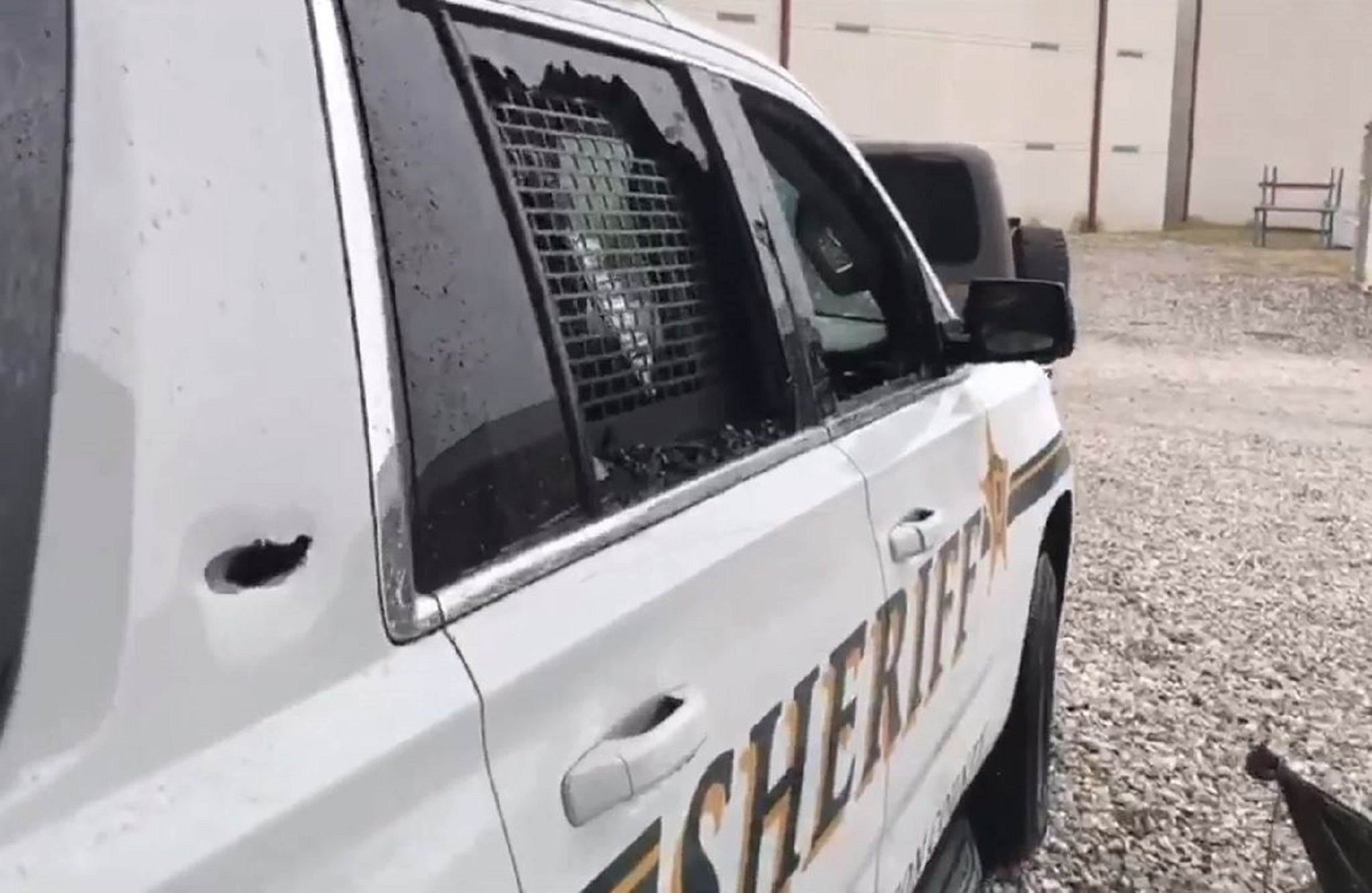 Dash cam footage captured the moment Luis Cobos-Cenobio opened fire on an officer from Washington County Sheriff's Office after he was stopped for a traffic offence in Tontitown, Arkansas, on 11 November, 2018