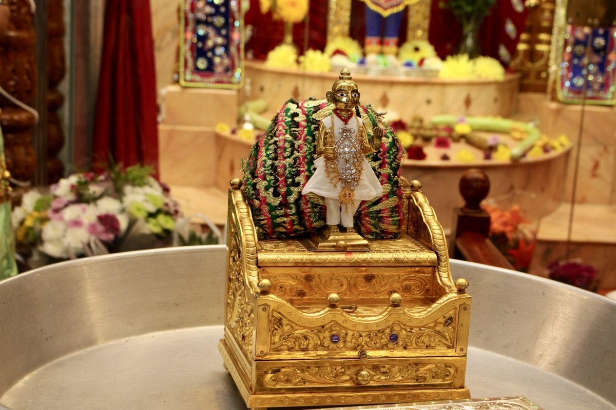 An idol stolen from a Hindu temple in London