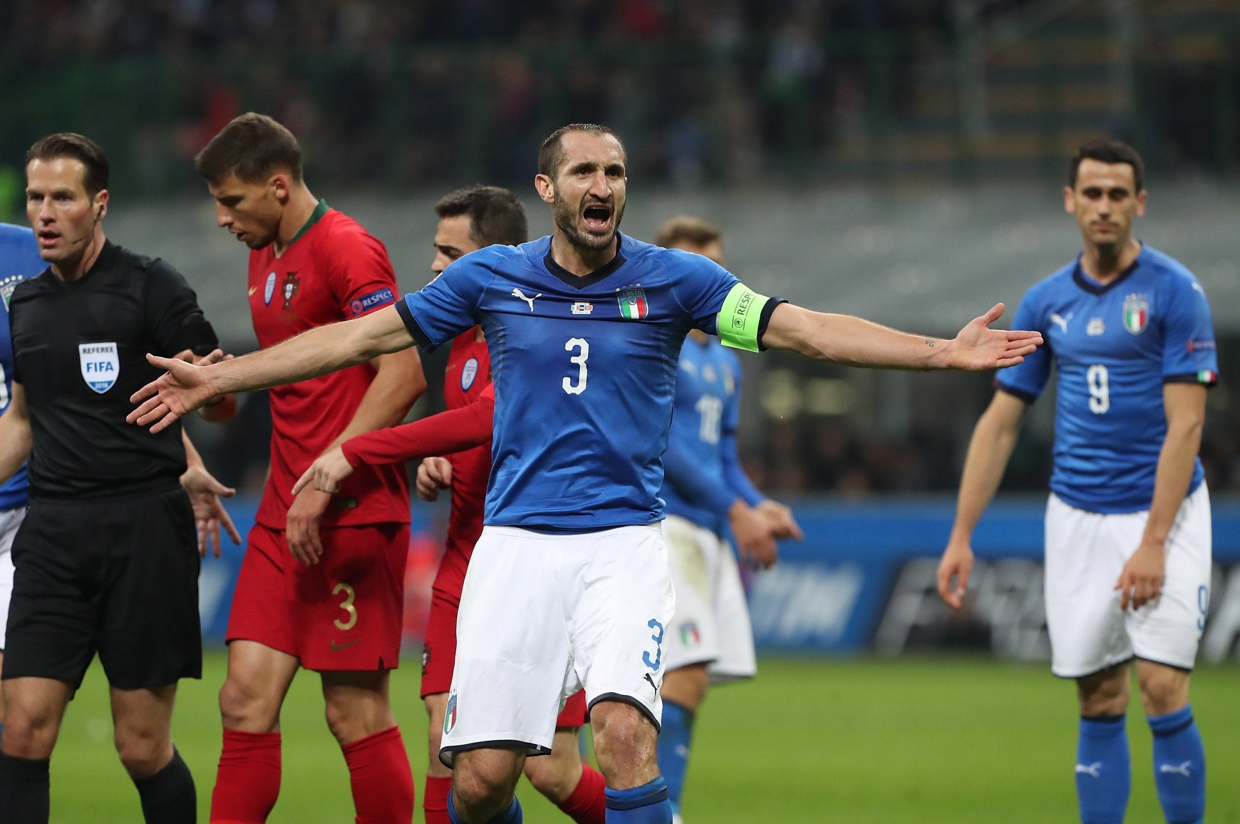 Italy were unable to capitalise on a number of key chances