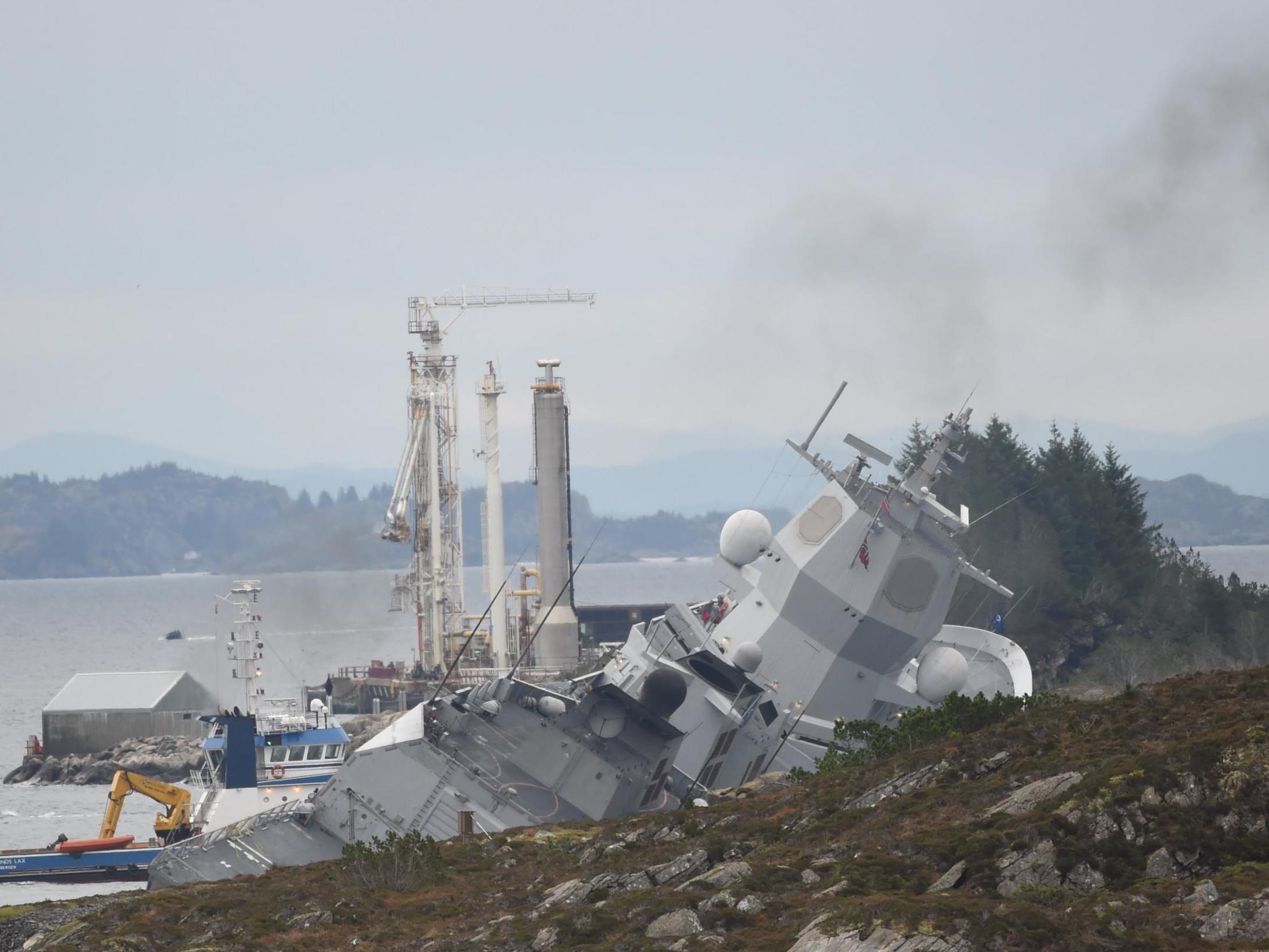 The ship is under NATO command