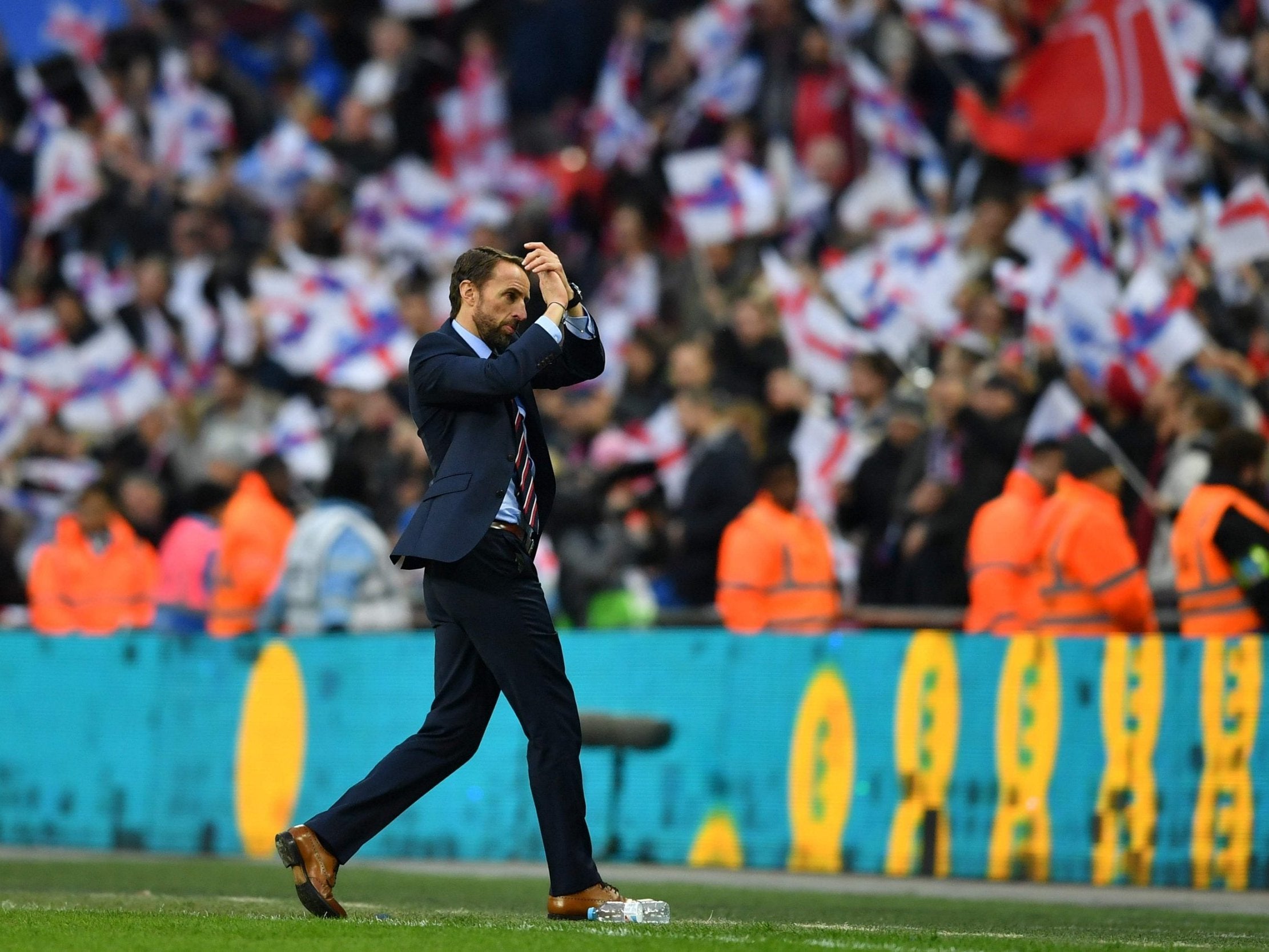 Gareth Southgate saluted the Wembley crowd