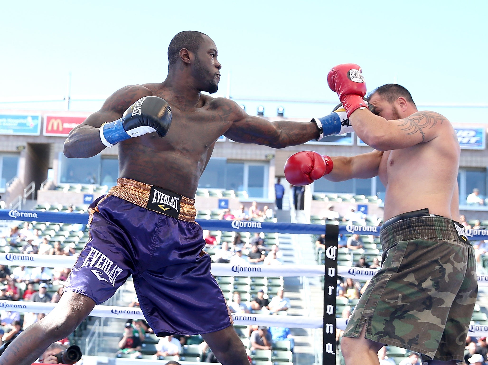 It has been a slow climb to the top for Deontay Wilder