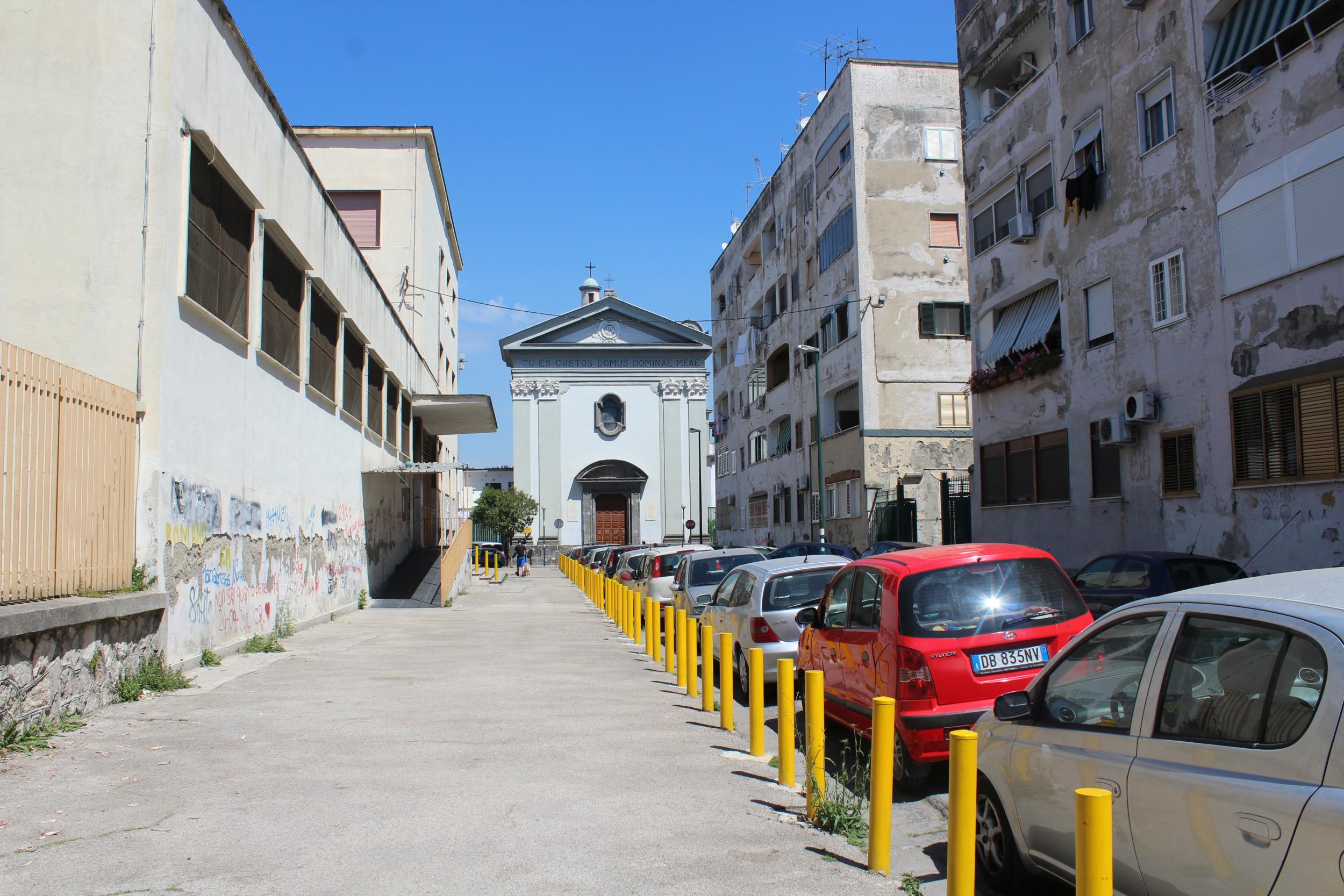 Church of the Sacred Family is specifically mentioned in the books