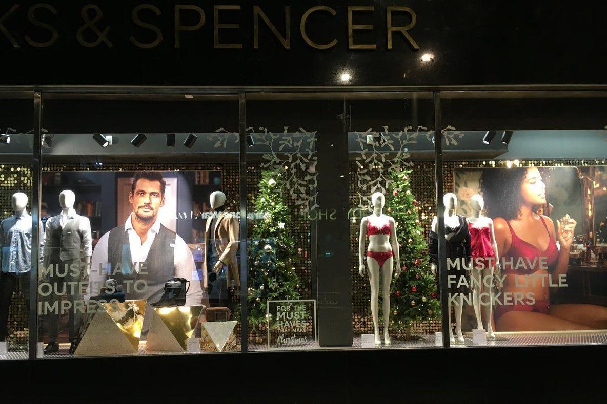 Some people have been offended by Marks &amp; Spencer’s Christmas window display