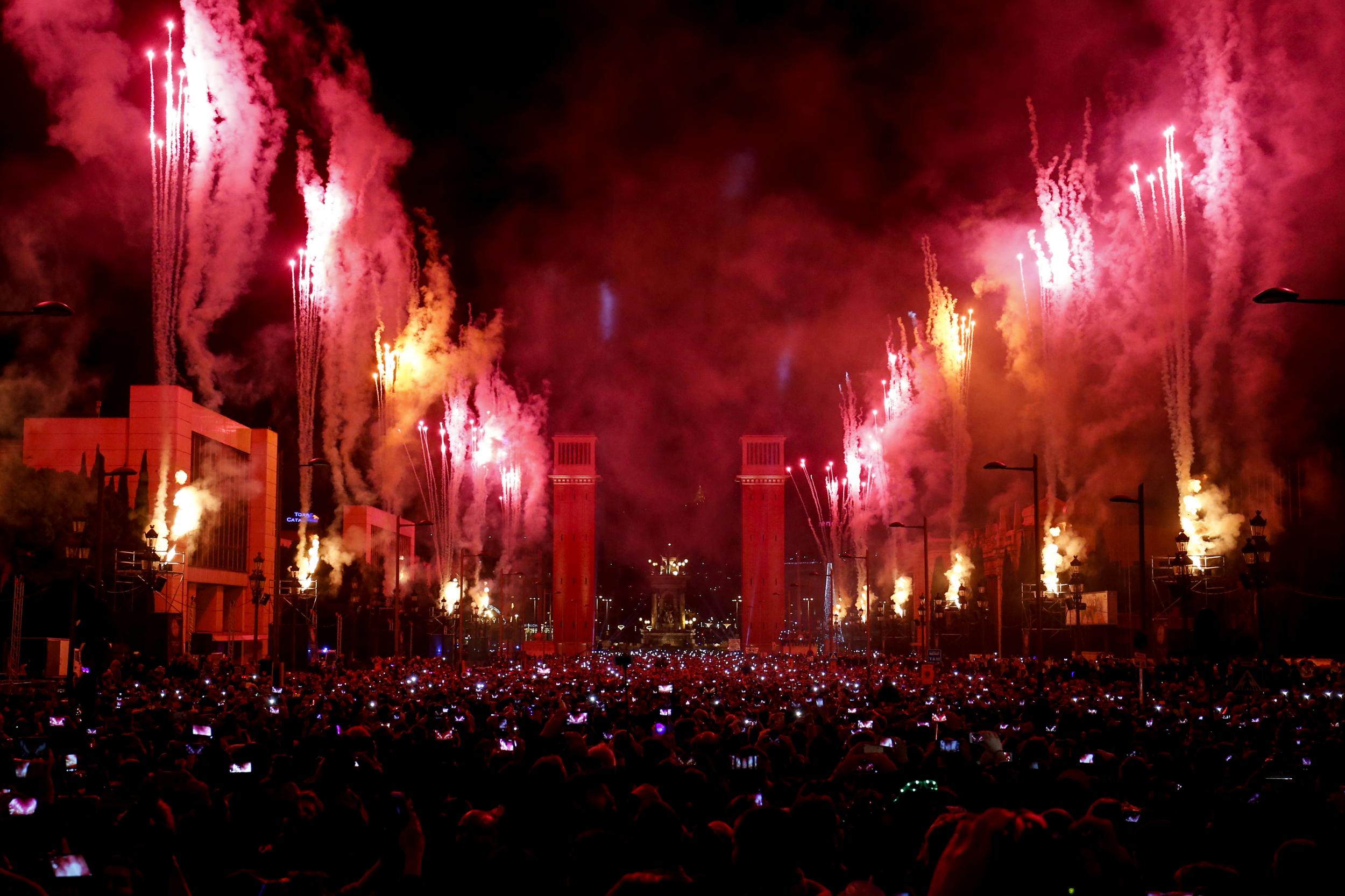 New Year's Eve in Barcelona, 2016