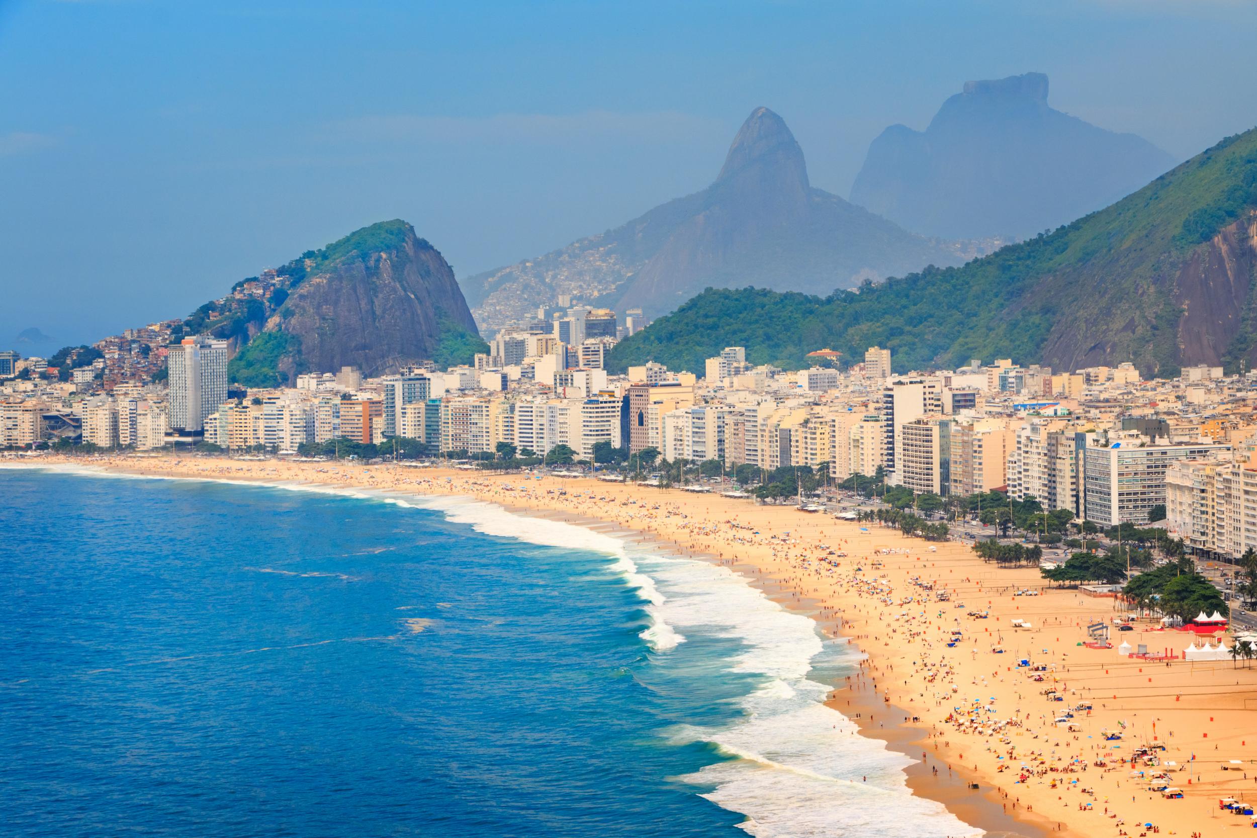 Let the sun ease your aching head at Copacabana beach