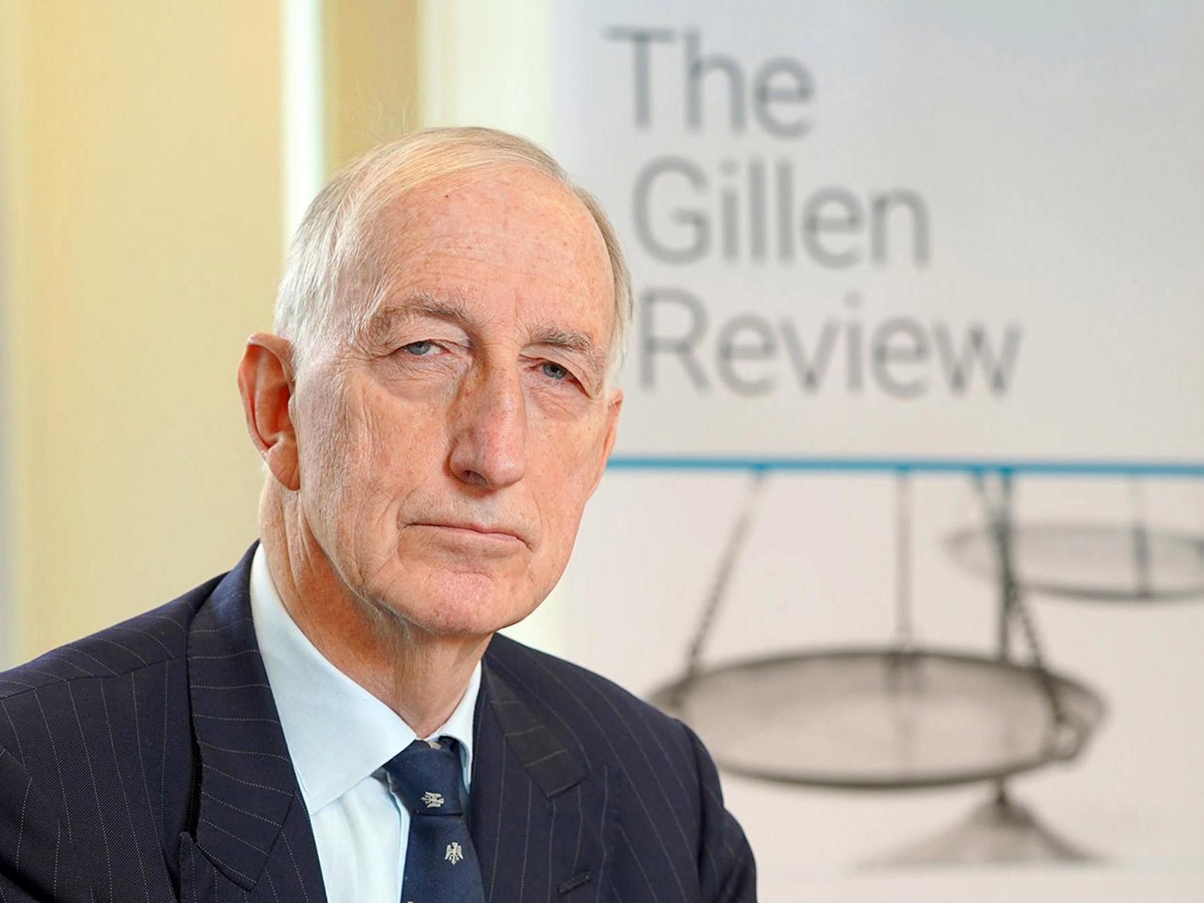 Retired Court of Appeal Judge Sir John Gillen is leading an independent review into how the law and procedures in Northern Ireland deal with serious sexual offence (Aaron McCracken /