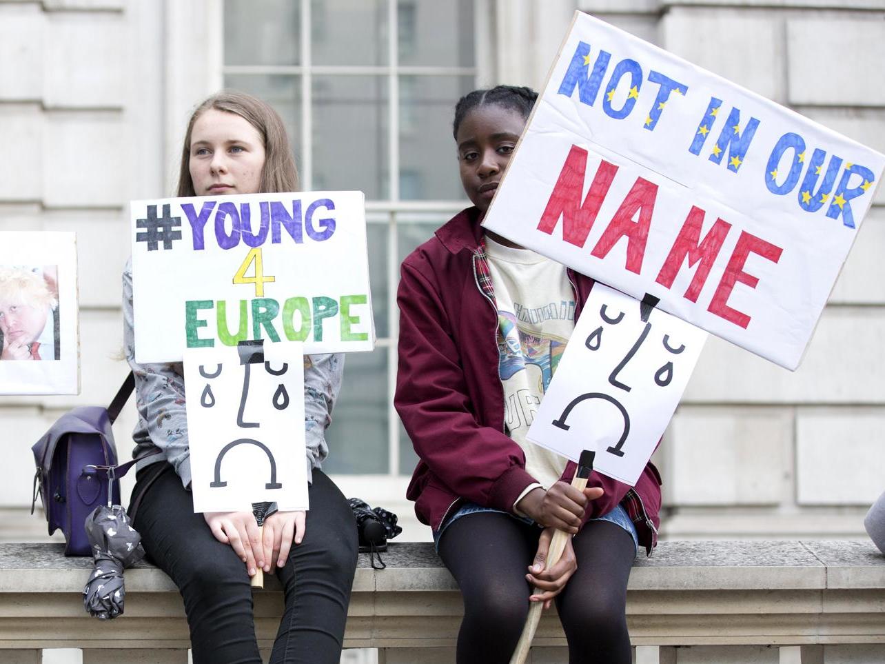 Protests took place in London and other parts of the country in the weeks after the Brexit vote