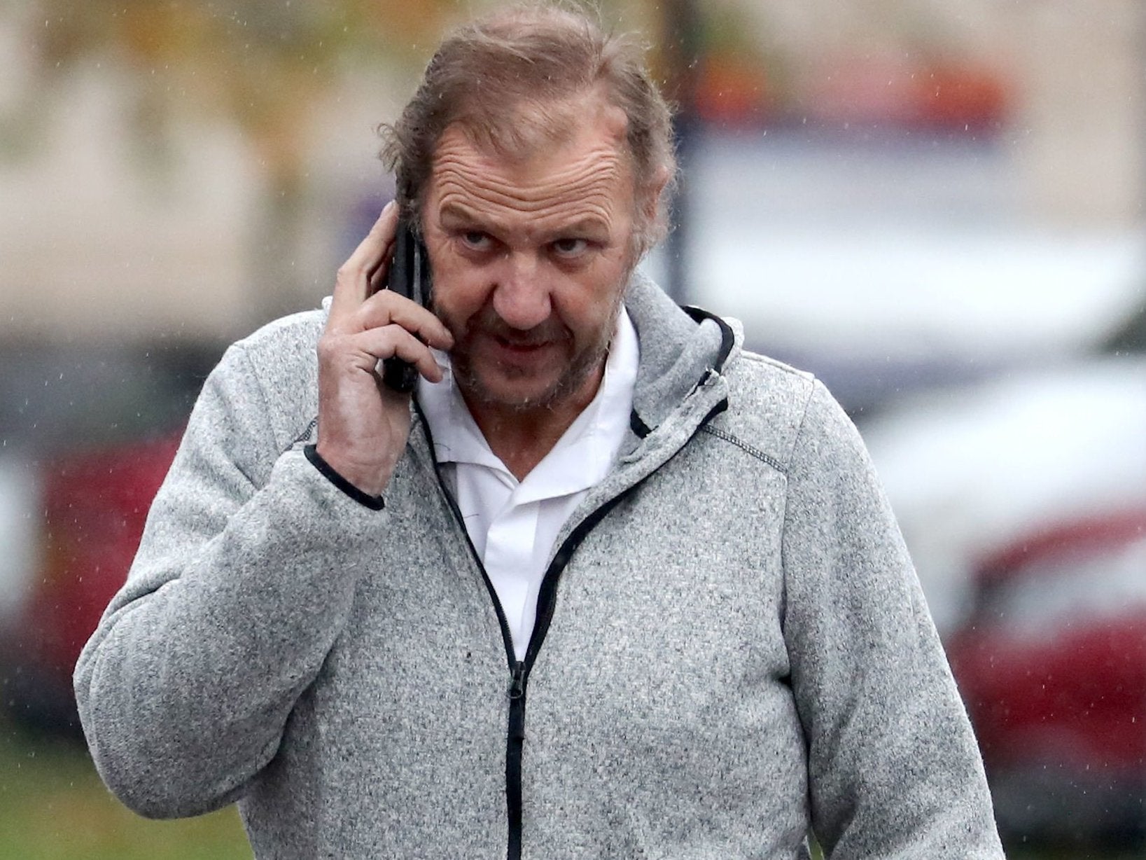 Raymond Weatherall arrives at Maidstone Crown Court on Monday